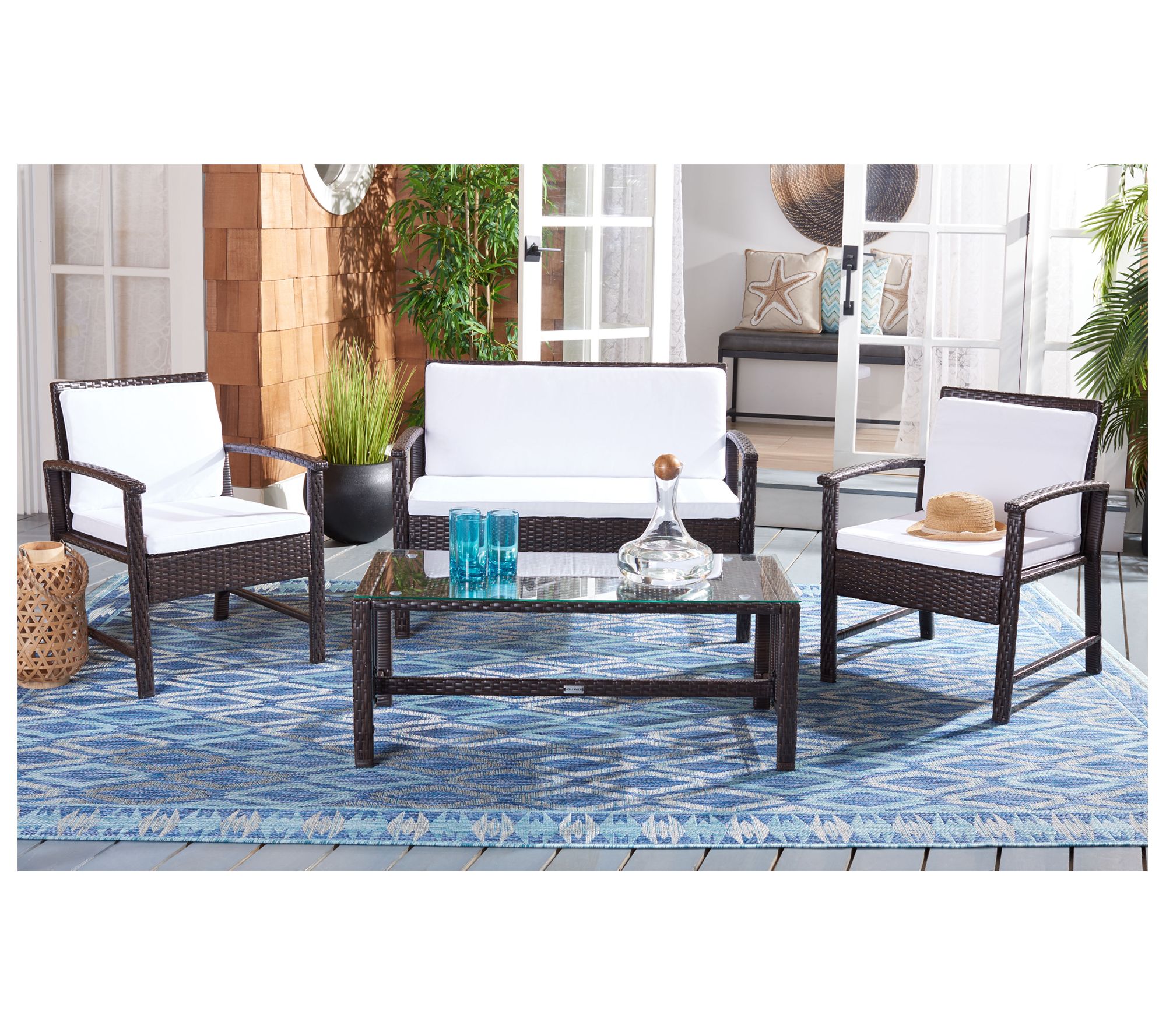 Safavieh Krissy 4pc Living Set
