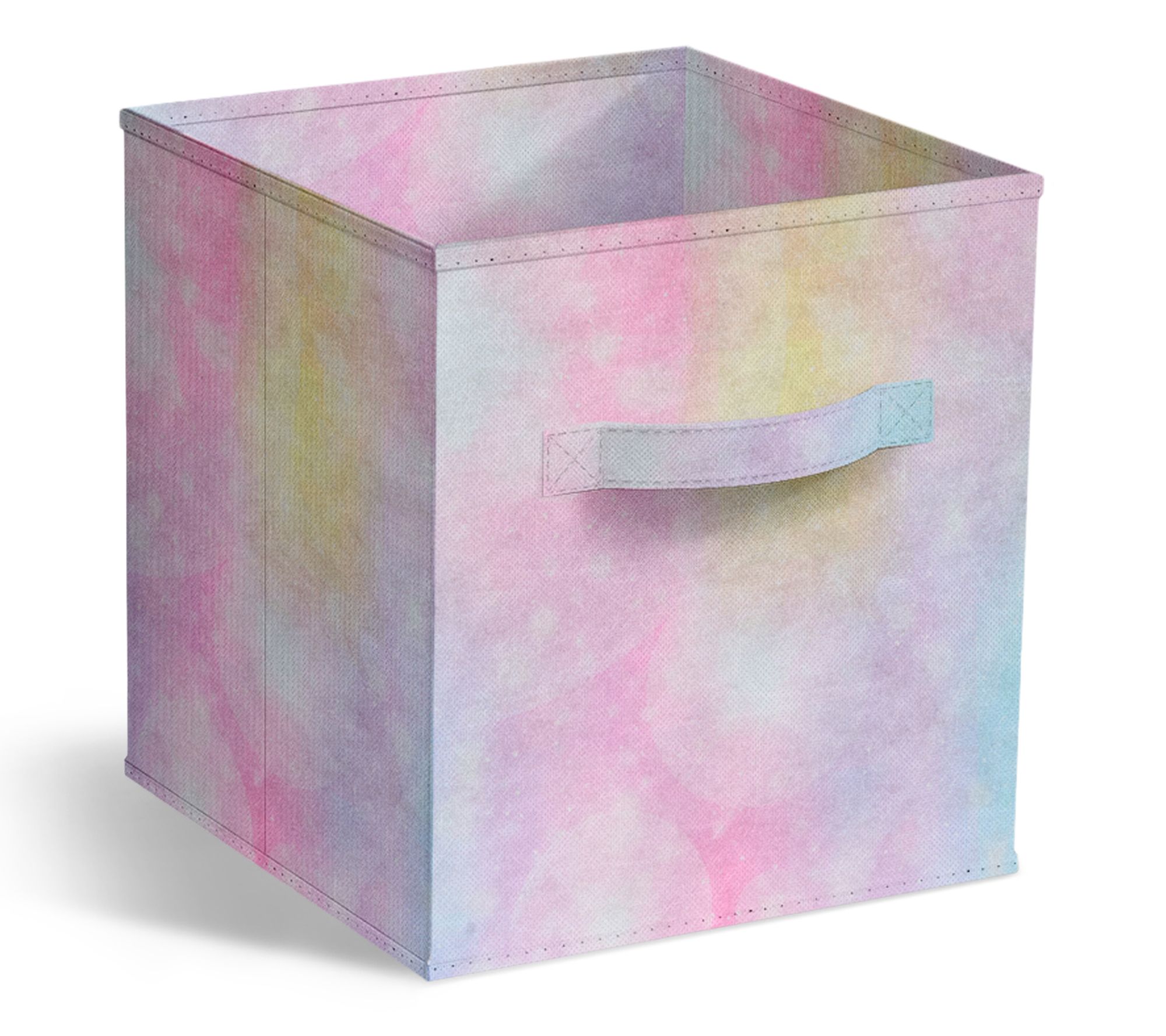 Sorbus Tie Dye Foldable Storage Cube Bin with Handles