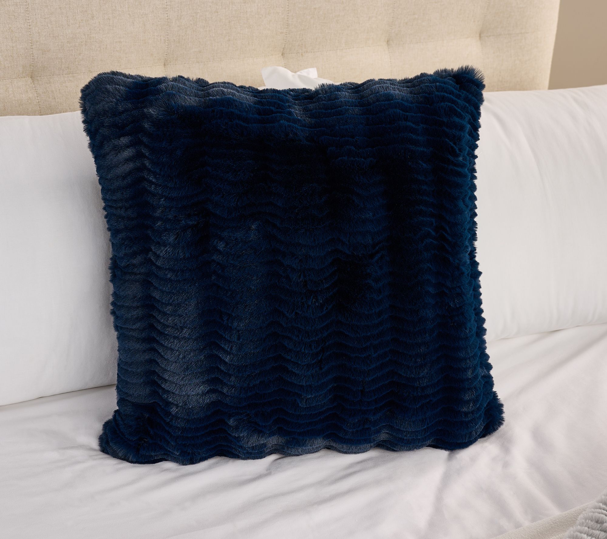 "As Is" BFF Collections 20"x20" Slouched Faux Fur Pillow