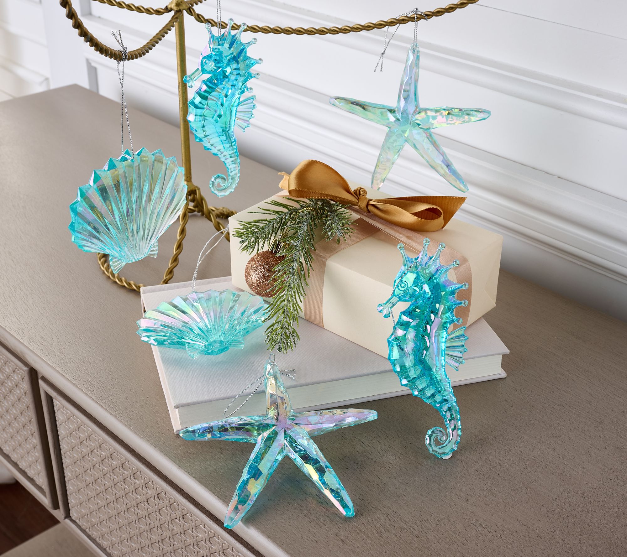  Set of 6 Ocean Ornaments by Valerie