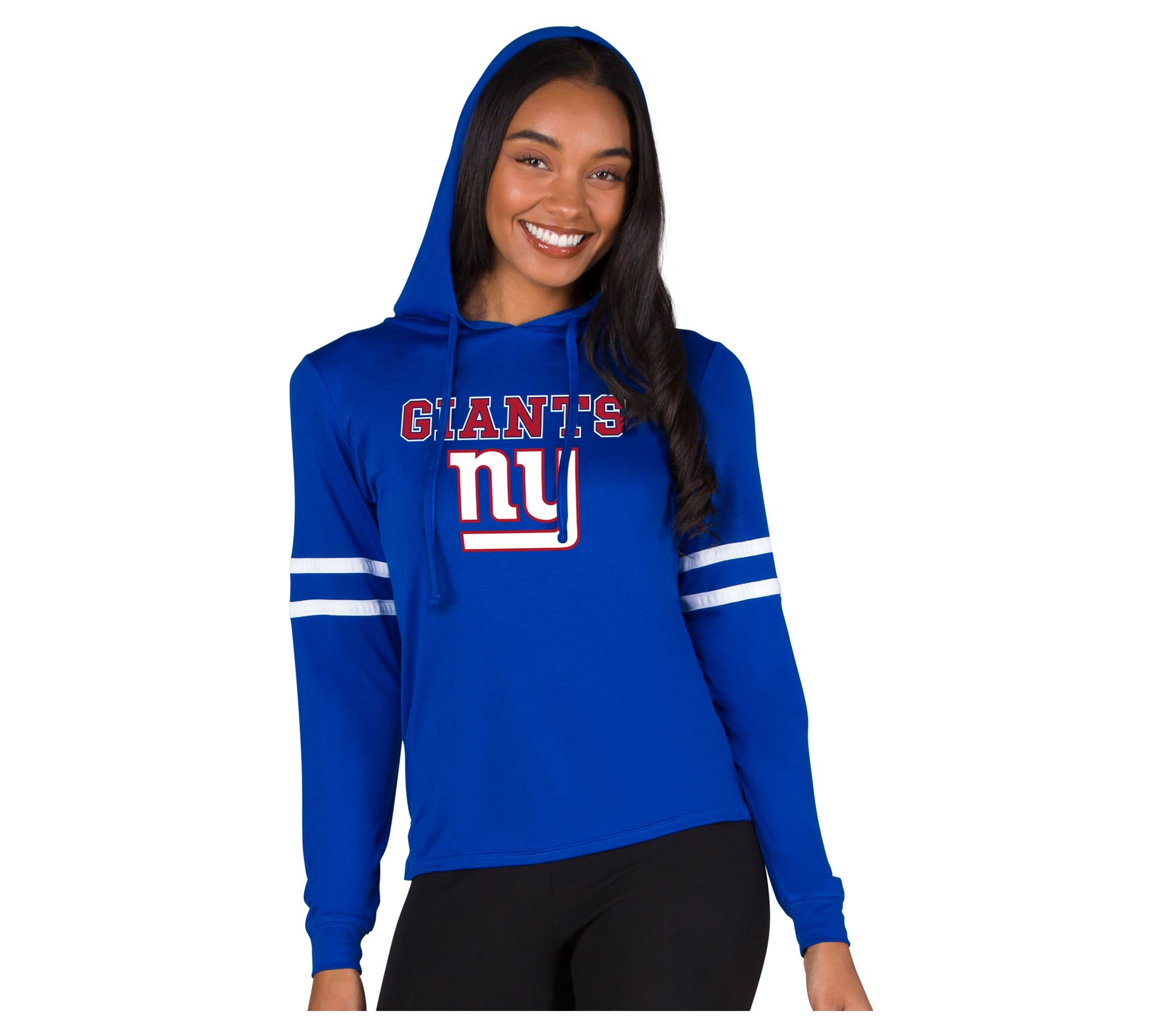 Concepts Sport Marathon NFL Ladies Long Sleeve Hoodie