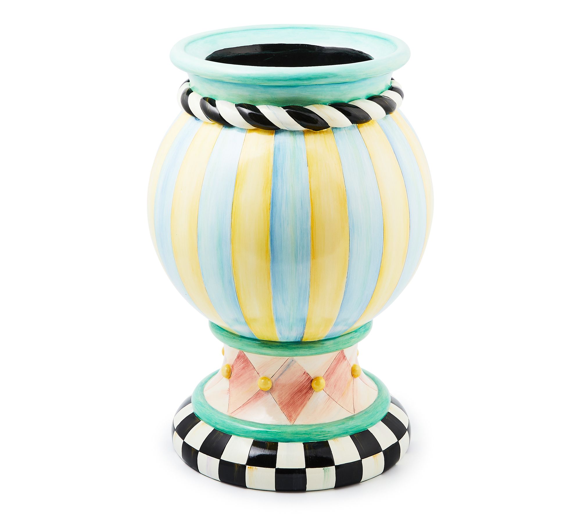 MacKenzie-Childs Rosy Meadow Medium Urn