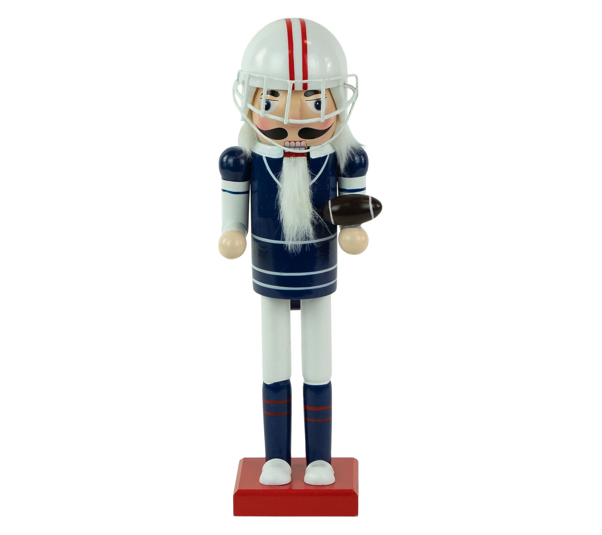Northlight 14" Wooden Christmas Nutcracker Football Player