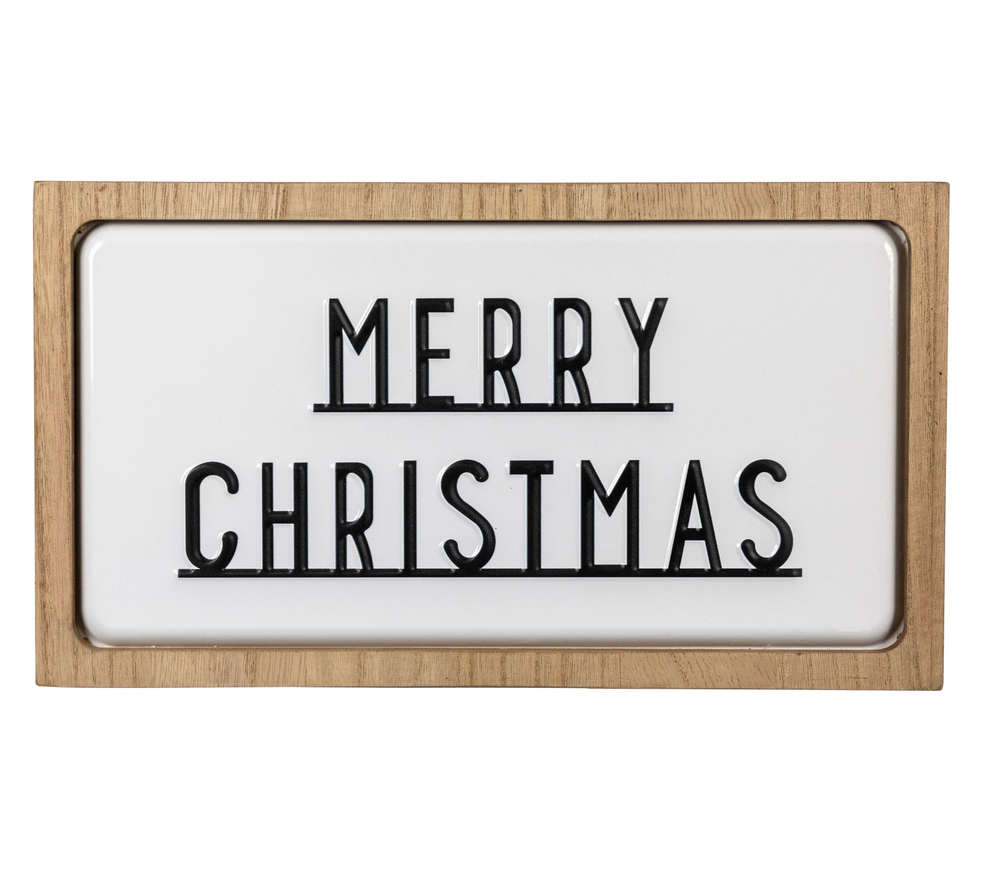 Northlight 3D Wooden Merry Christmas Decor 13"