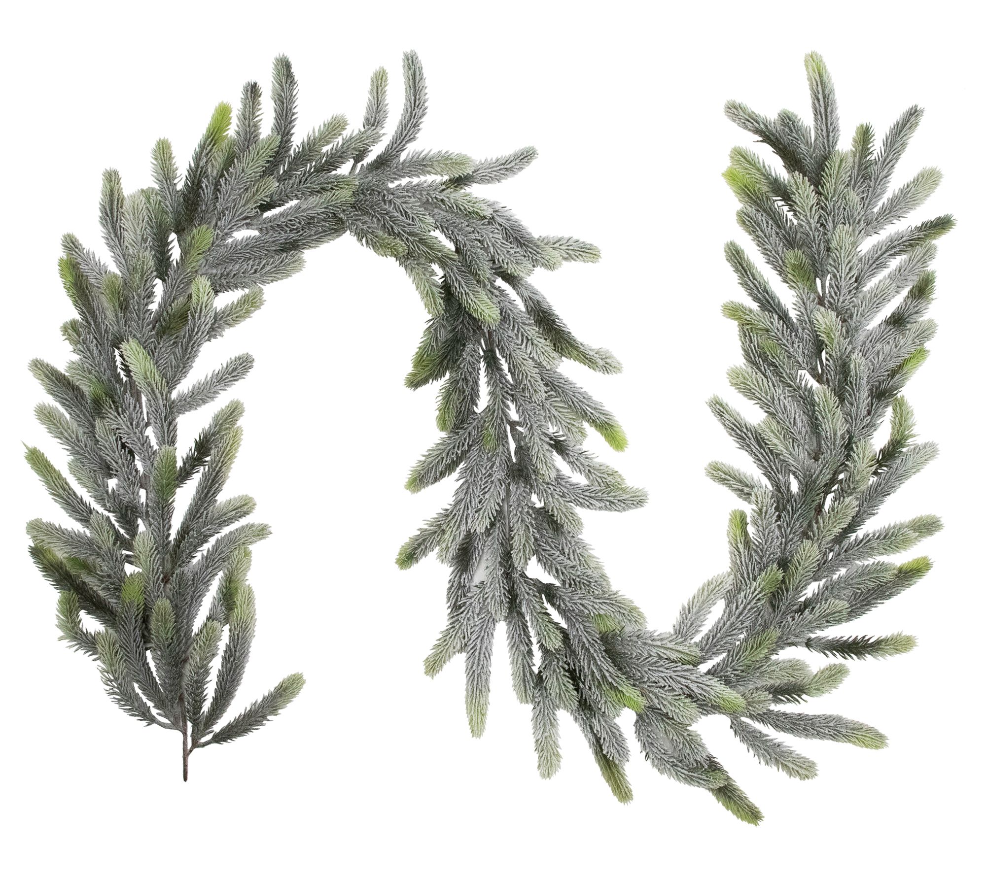 Northlight Frosted Pine Artificial Christmas Garland 6' x 7"