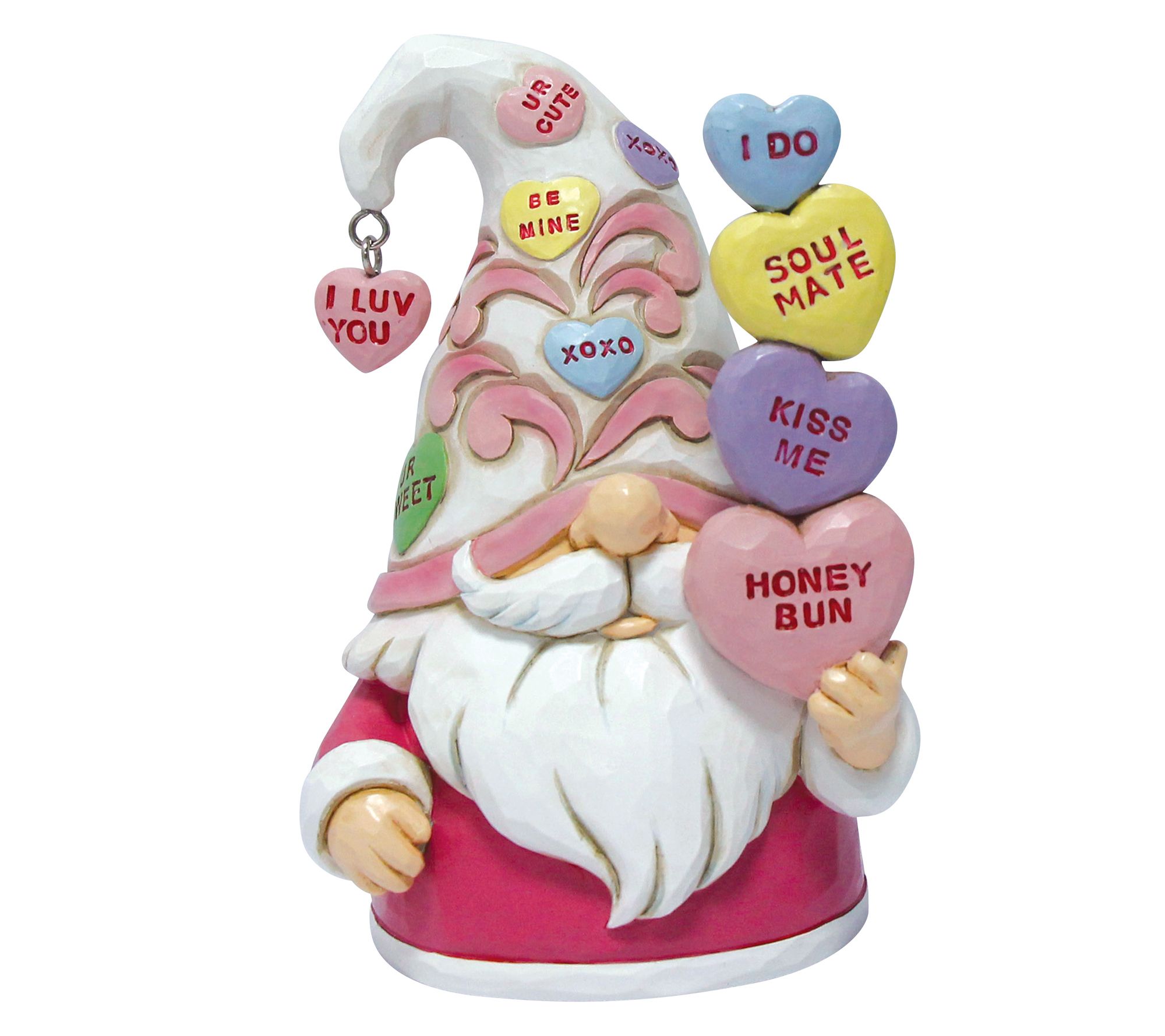 Jim Shore Sweethearts Gnome with Message Figurine 5in H