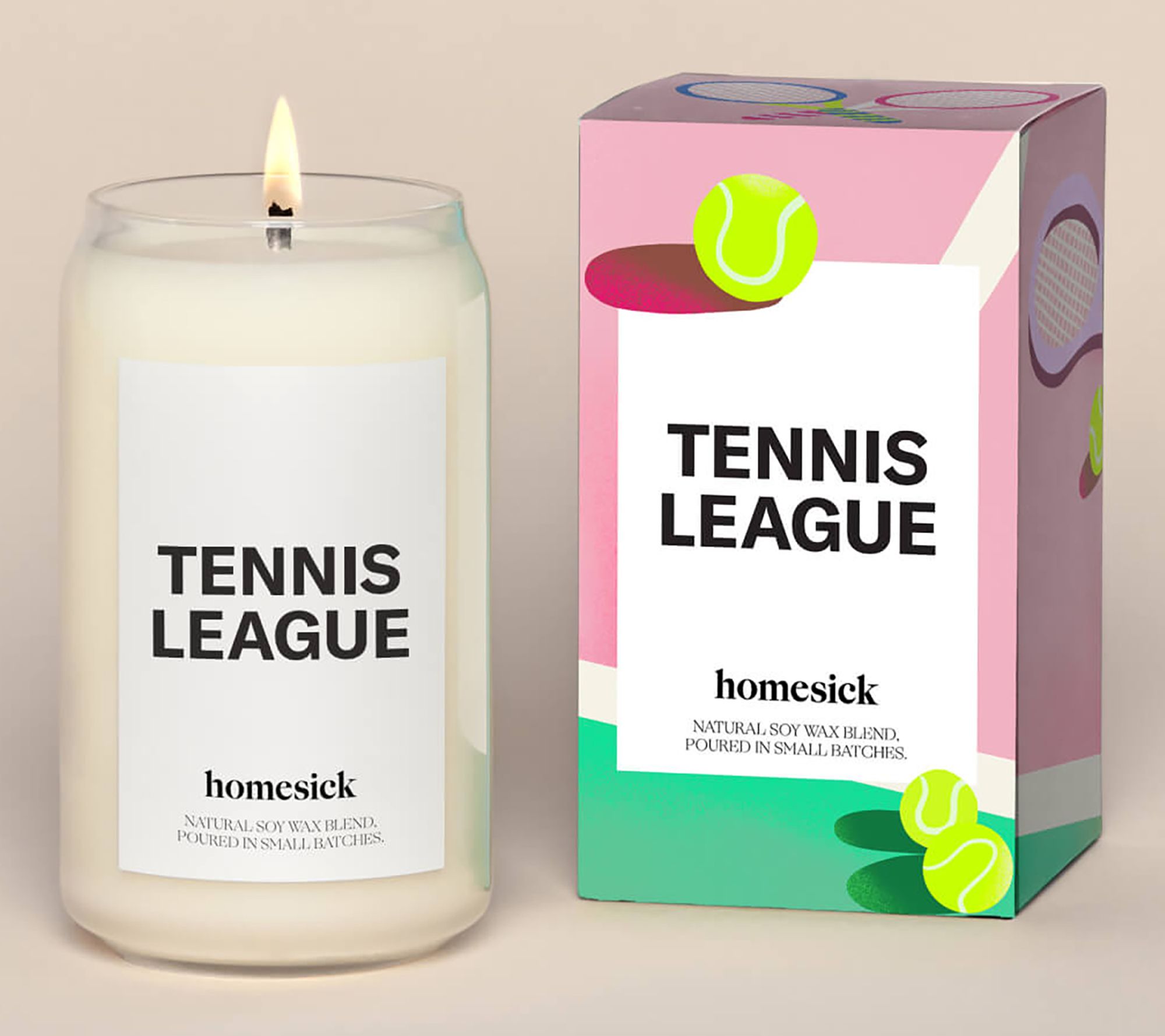 Homesick Tennis League Candle