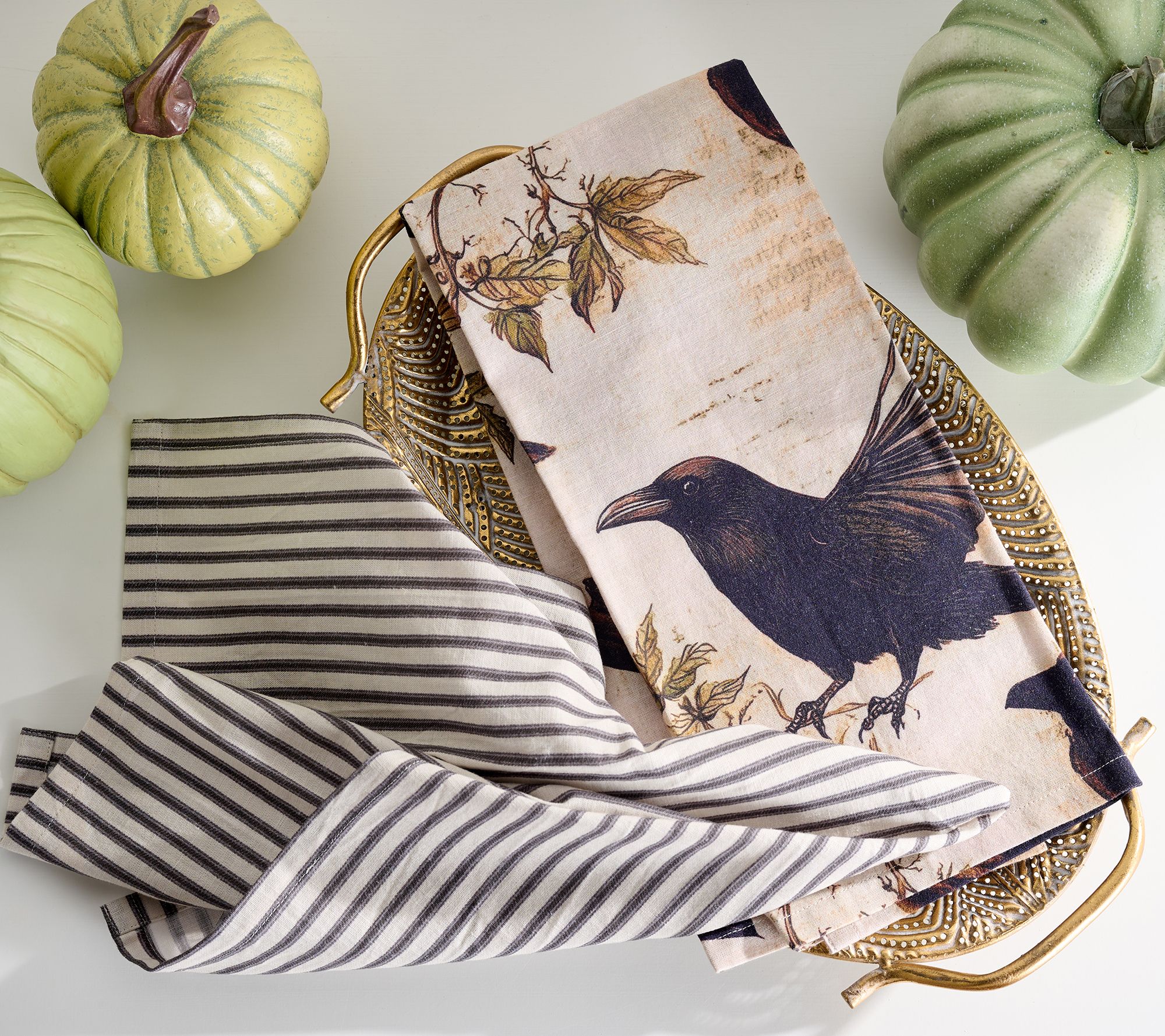 "As Is" Cozy Cottage by Liz Marie Halloween Tea Towel Set