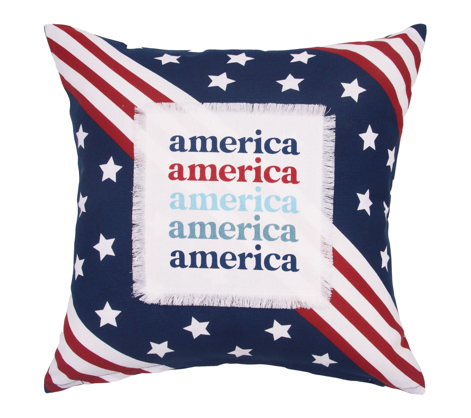 America Star Throw Pillow by Valerie