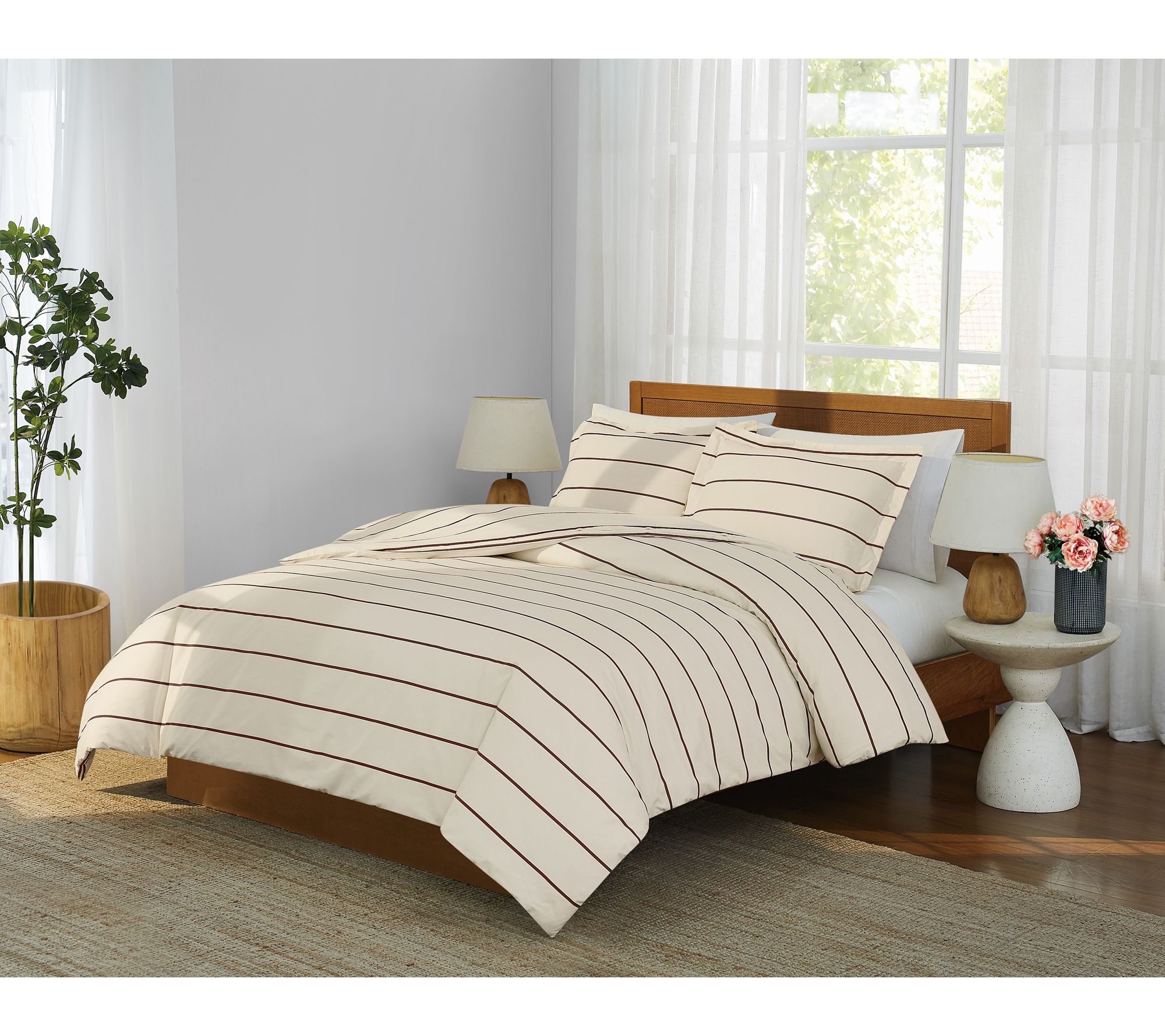 Brooklyn Loom Hayward Stripe Twin/TXL ComforterSet