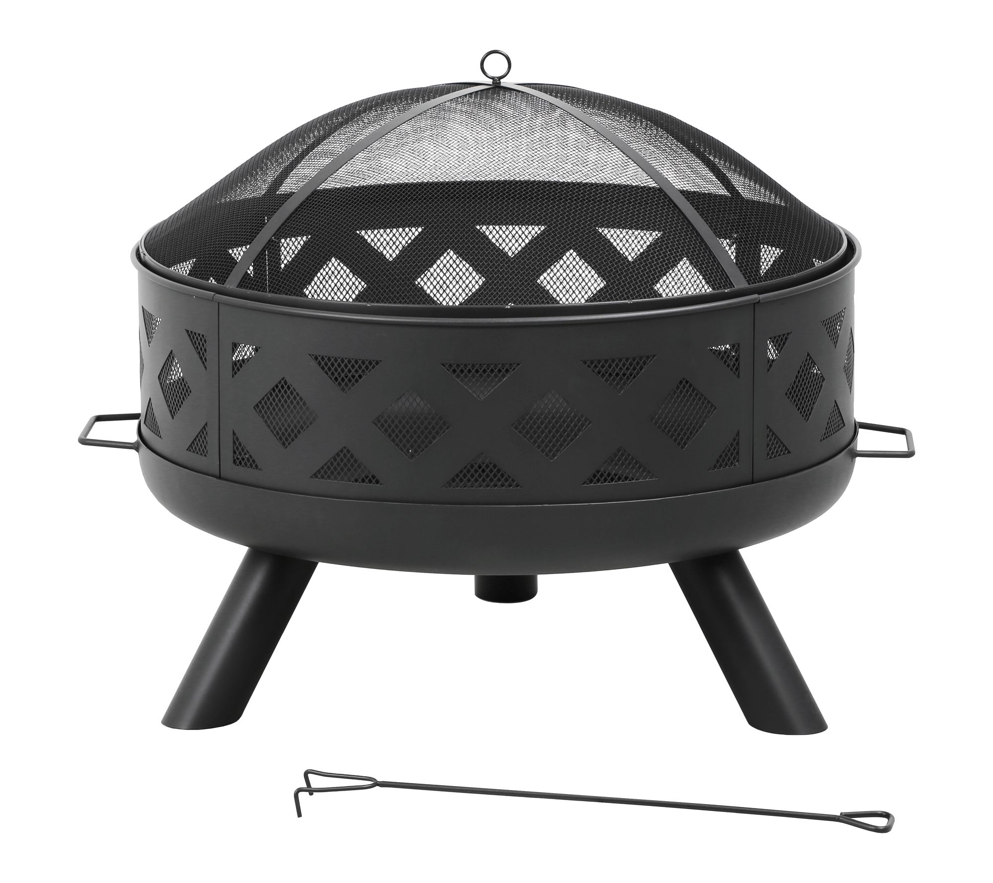 HEATMAXX 3-in-1 Wood Burning Deep Bowl Fire Pit
