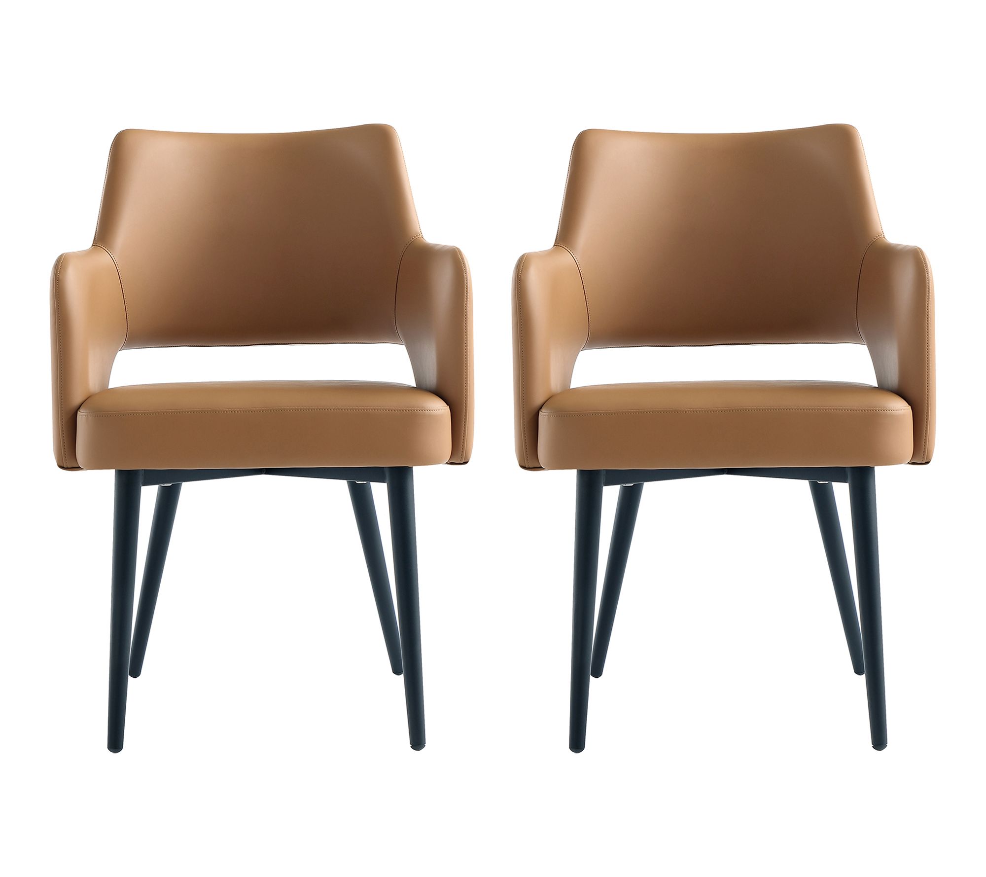 Manhattan Comfort Tremont Vegan Leather Armchai r - Set of 2