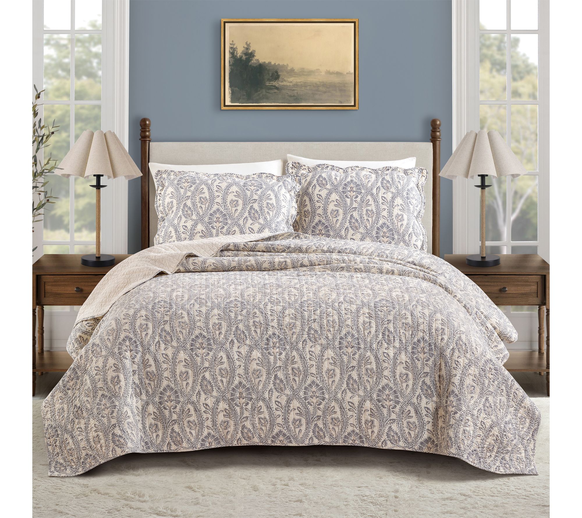 Spartina 449 Jonas Hundred 3-Pc King Quilt Set