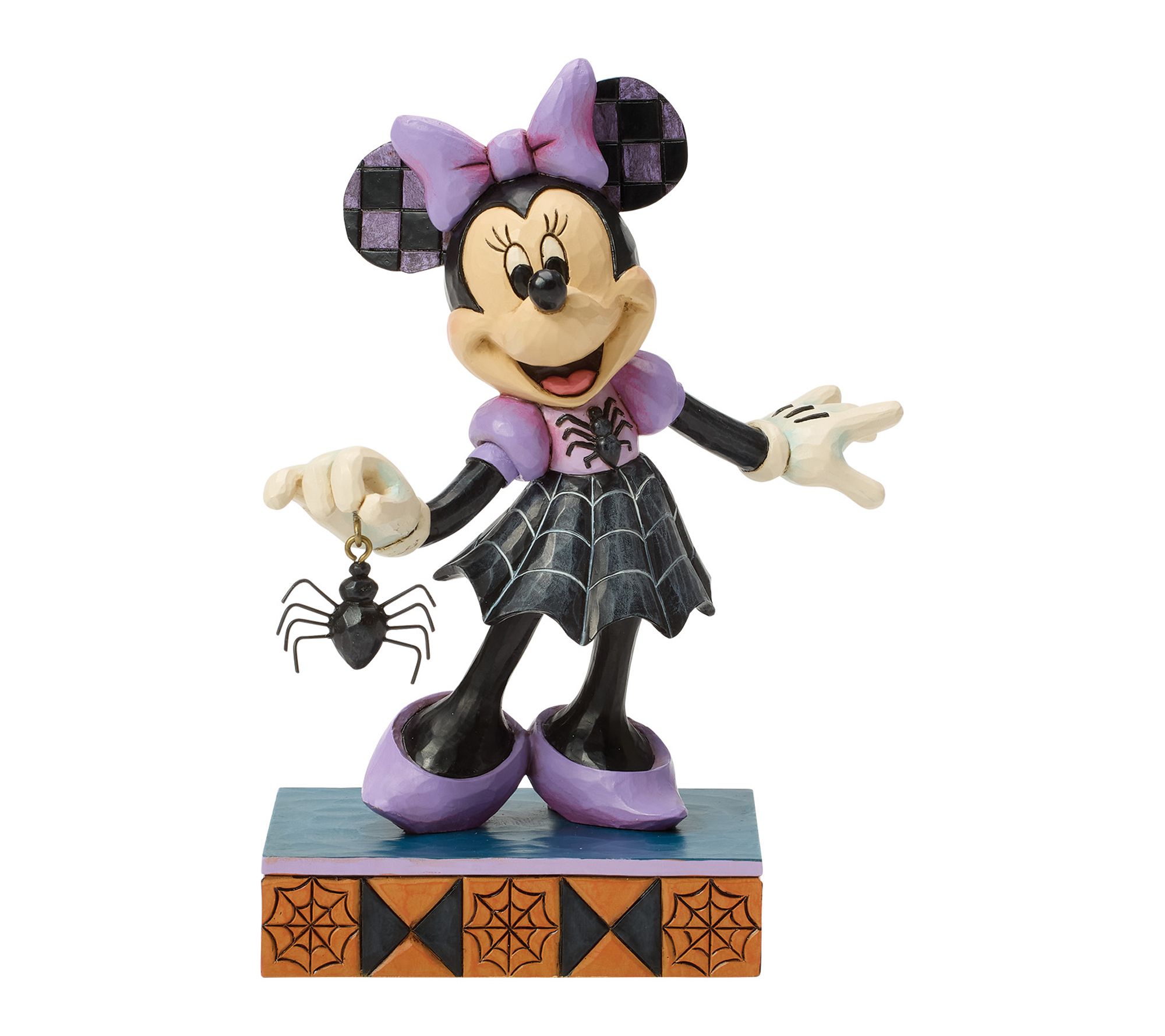 Jim Shore Disney Traditions Minnie Spider Dress Figurine 6.5in