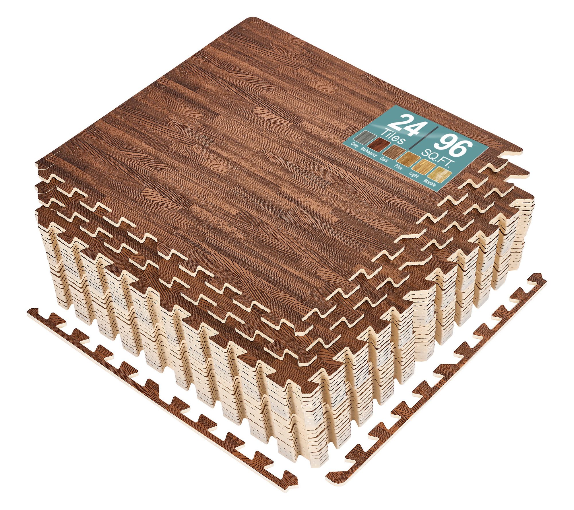Sorbus Floor Tiles Foam Interlocking Mats 30 Tiles, 120SqFt