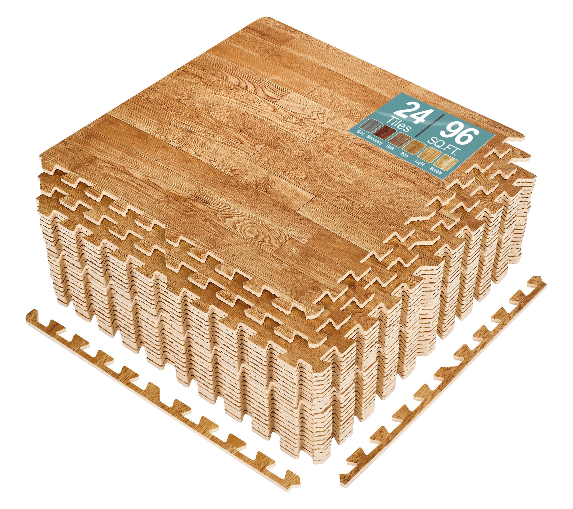 Sorbus Floor Tiles Foam Interlocking Mats 30 Tiles, 120SqFt