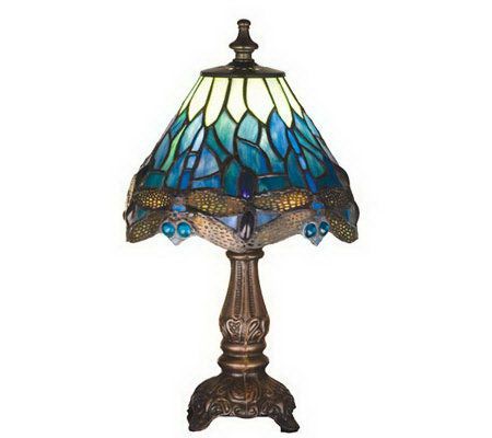 Meyda Tiffany Style Dragonfly Mini Lamp