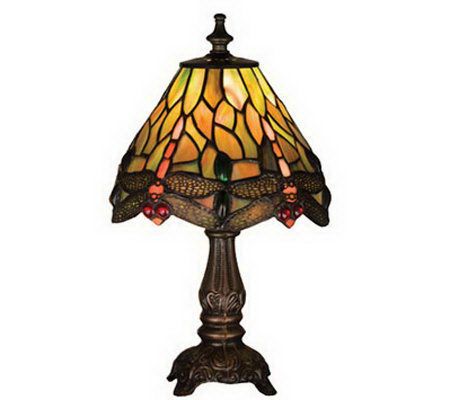 Meyda Tiffany Style Dragonfly Mini Lamp