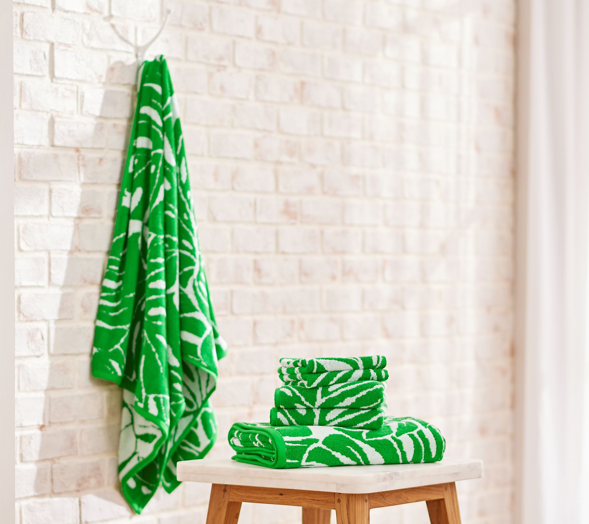 G I L I By Jill Martin X Weaveright 6 Pc Oversized Towel Set