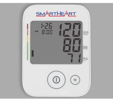Veridian Healthcare SmartHeart Automatic Arm Digital Blood Pressure Monitor  White