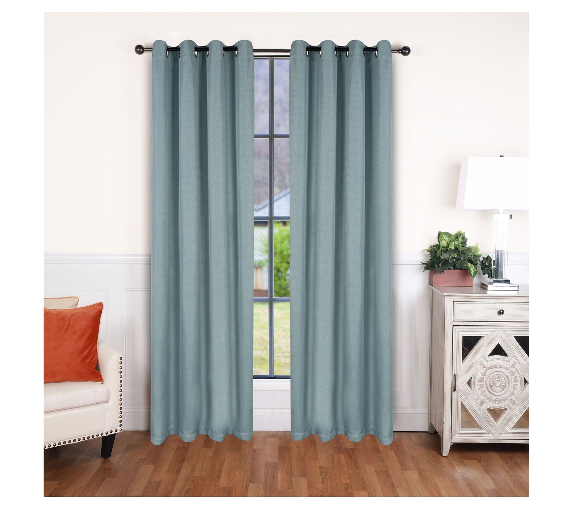 Superior Linen Insulated Blackout Grommet Curtain, 52"x108"