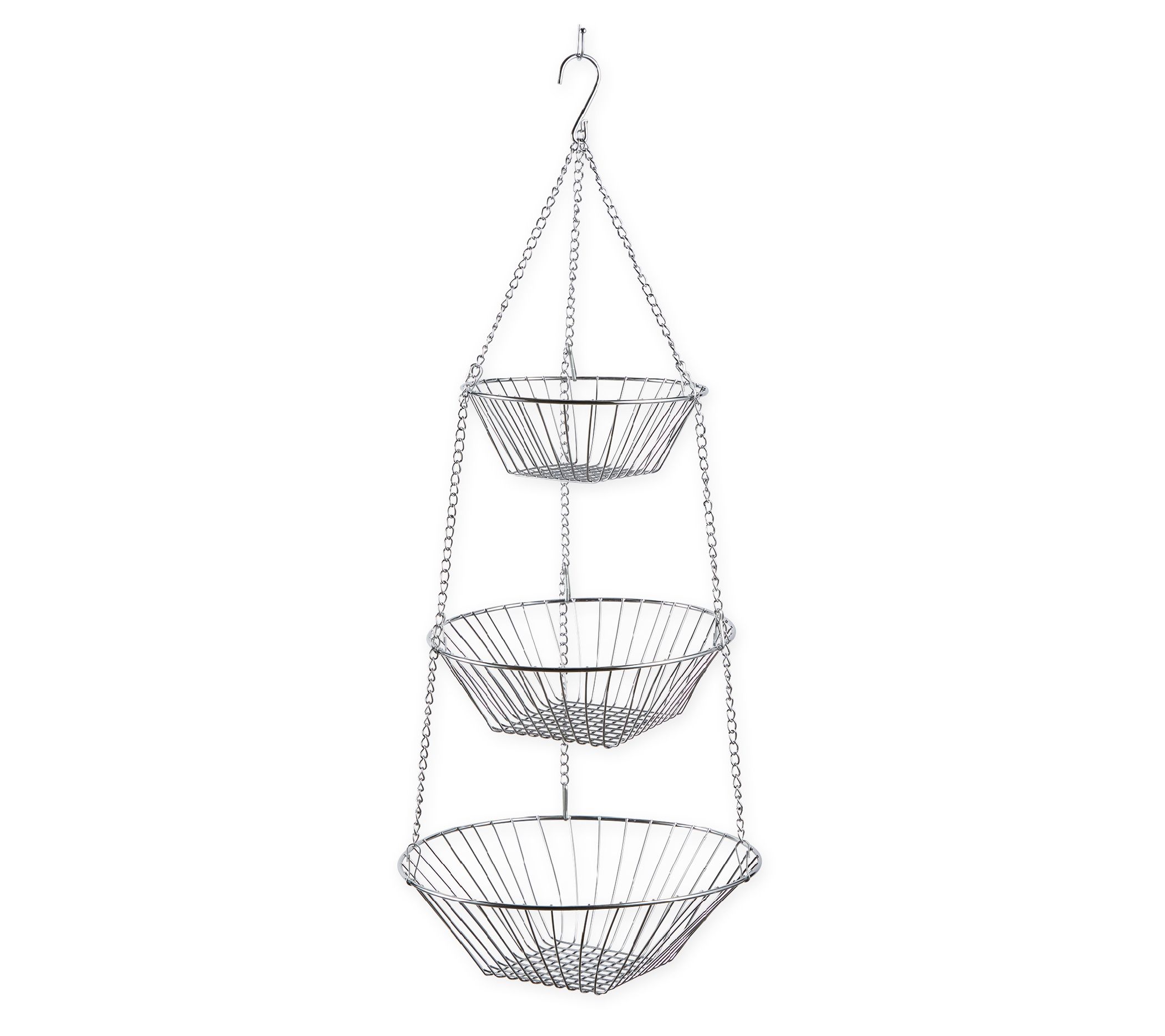 RSVP Chrome Wire Hanging Basket