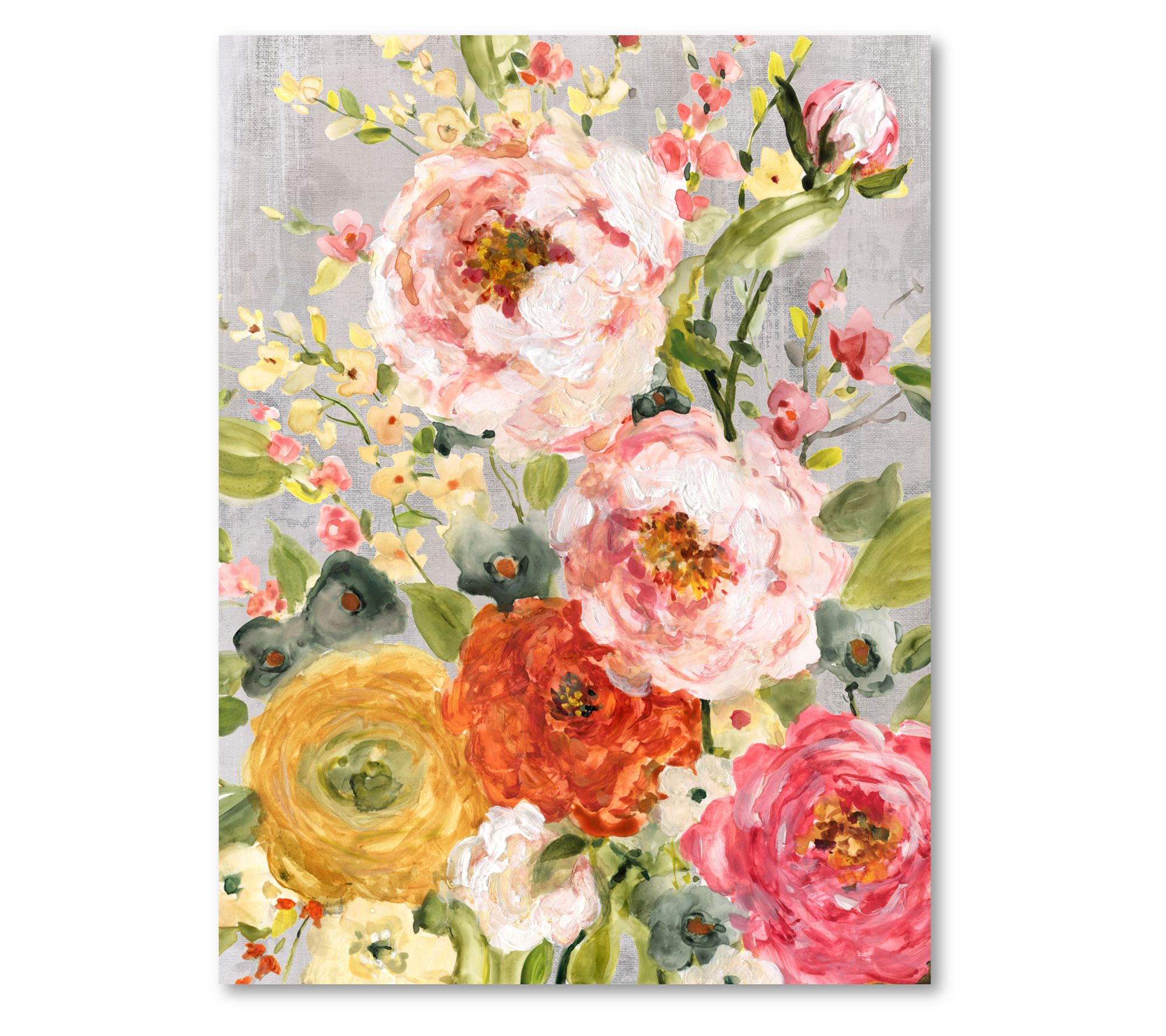 Courtside Market Damask Garden 16" x 20" CanvasWall Art