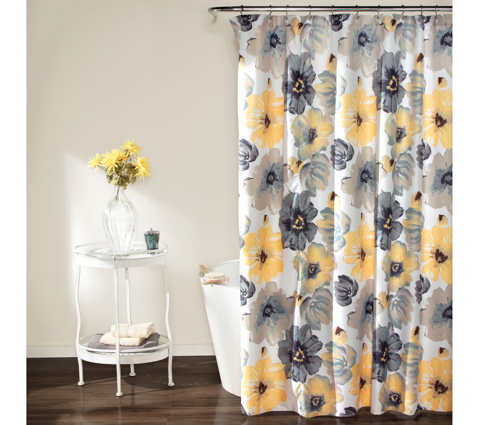 Leah Shower Curtain 72" x 84" by Lush Decor