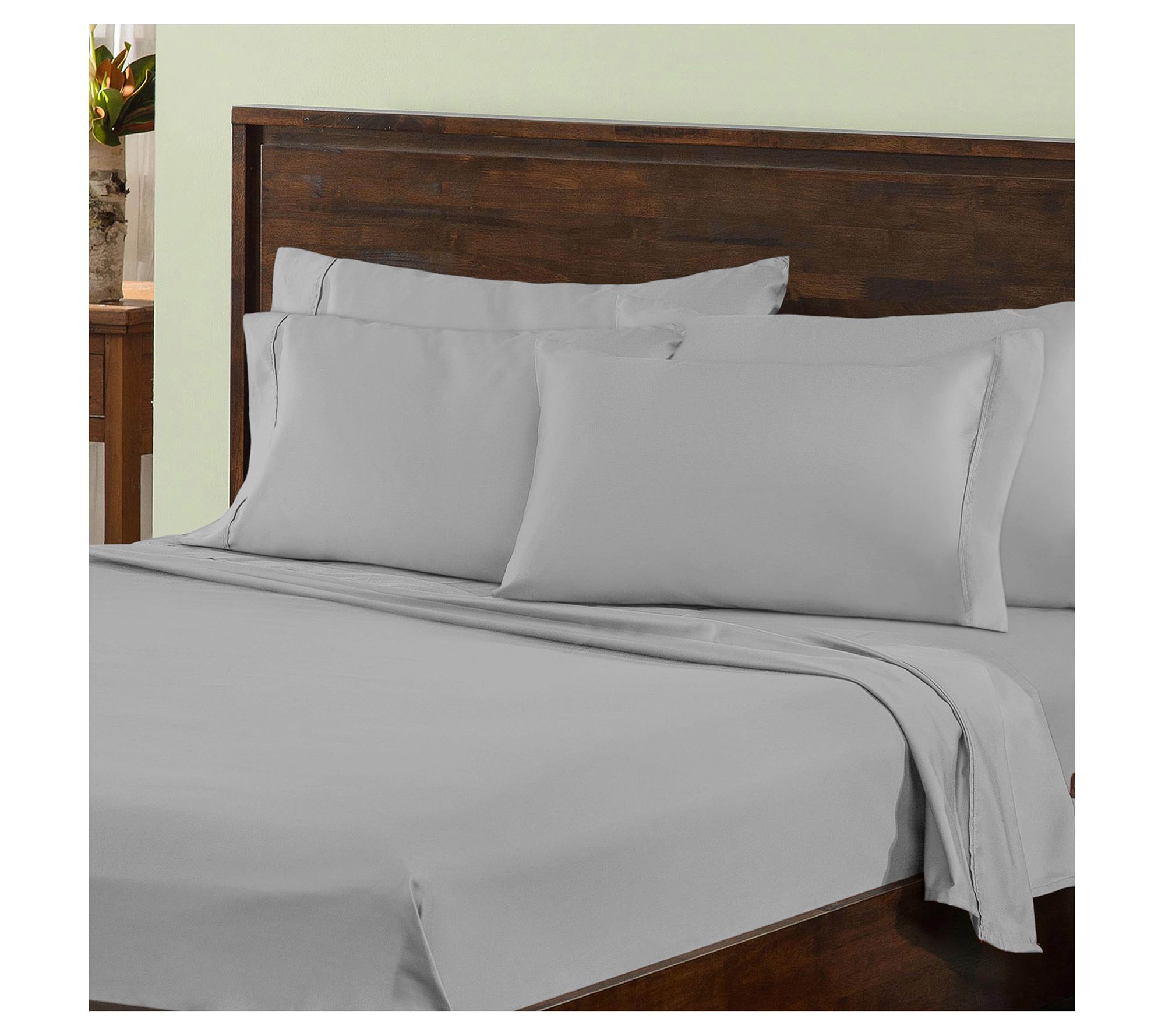 Superior Solid 1000-TC Cotton Blend Sheets Set,King