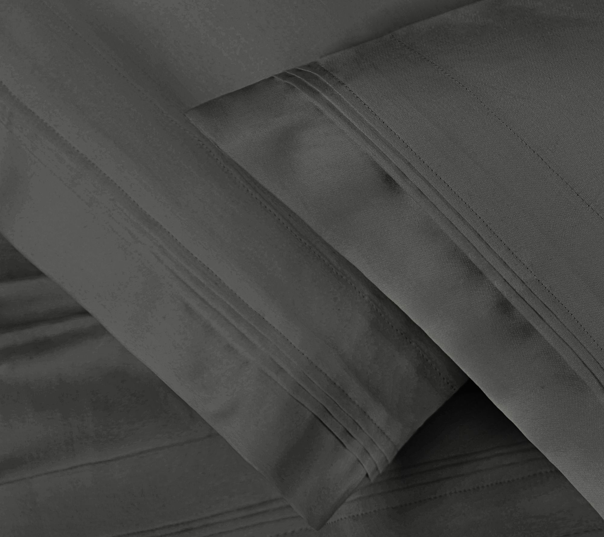 Superior 1500-Thread Count 2-Piece Solid Pillow case Set, King