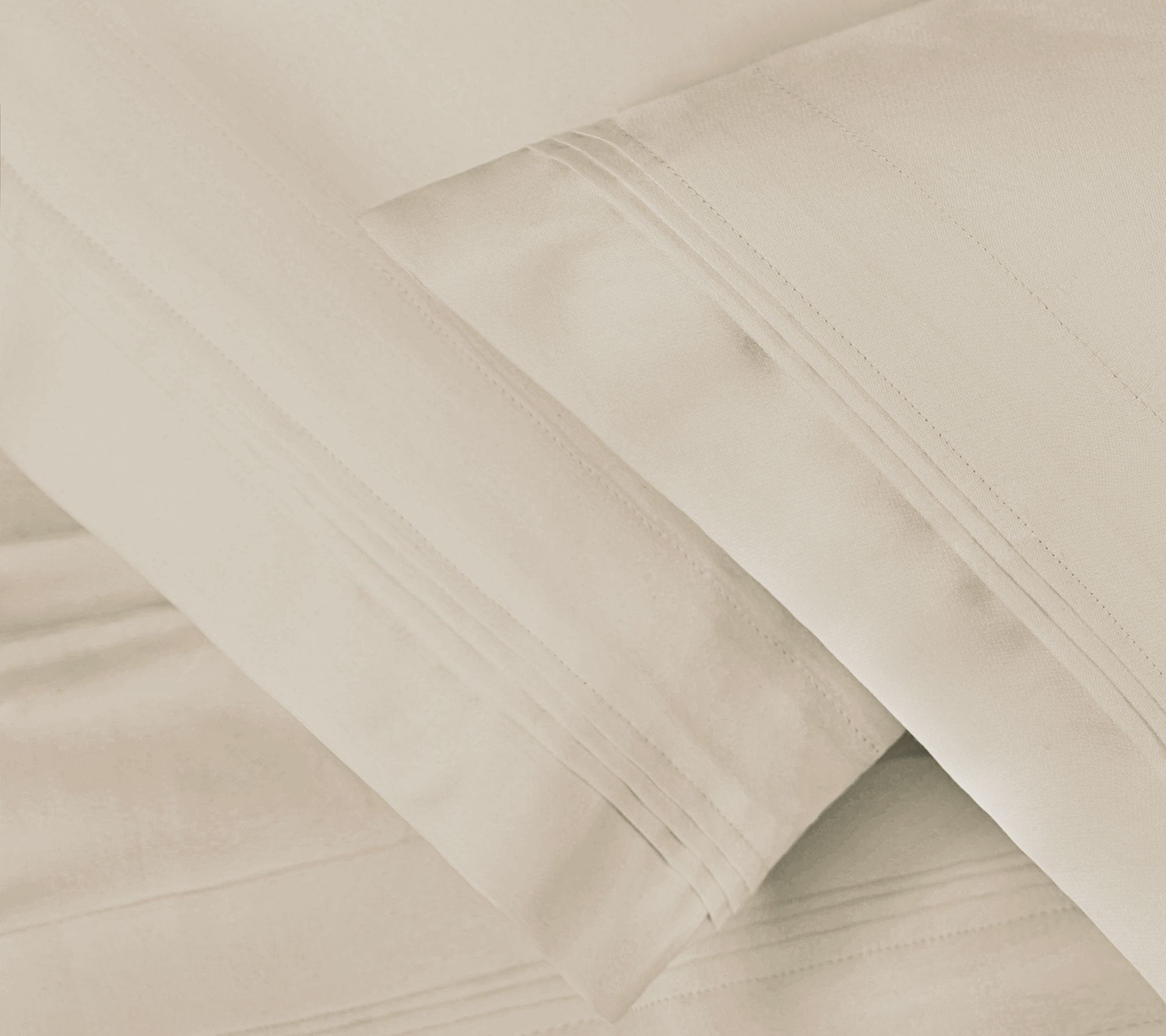 Superior 1500-Thread Count 2-Piece Solid Pillow case Set, King