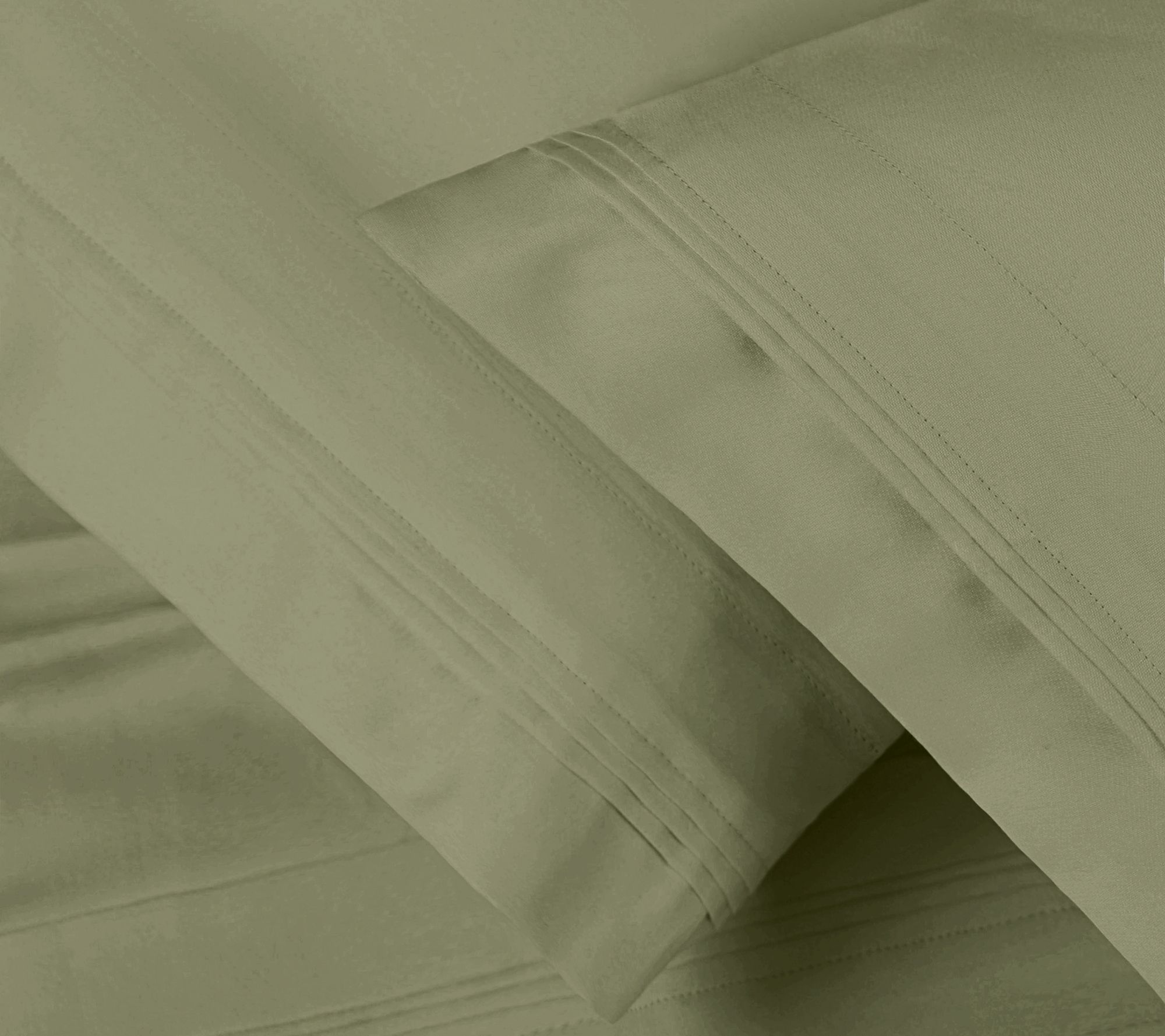 Superior 1500-Thread Count 2-Piece Solid Pillow case Set, King