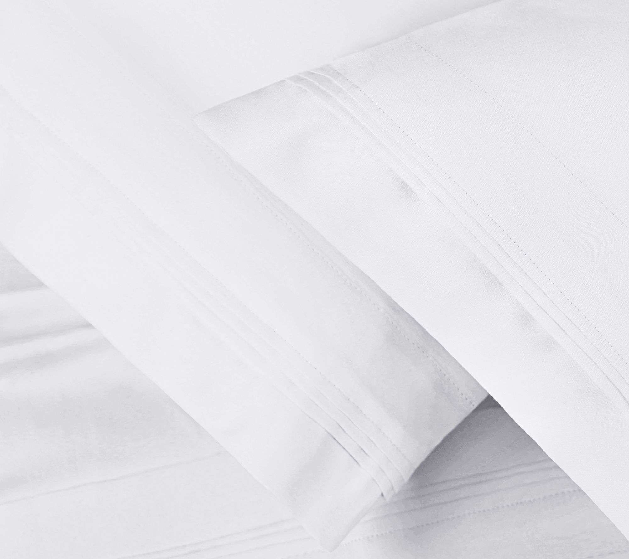 Superior 1500-Thread Count 2-Piece Solid Pillow case Set, King