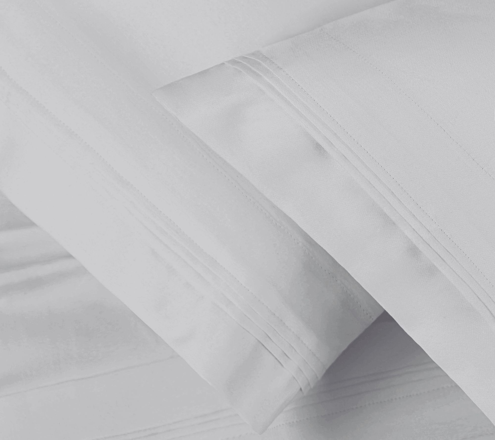 Superior 1500-Thread Count 2-Piece Solid Pillow case Set, King