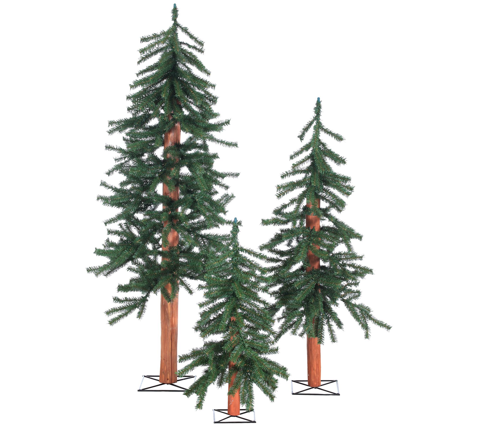 Unlit Alpine Trees (Set of 3) by Gerson Co.