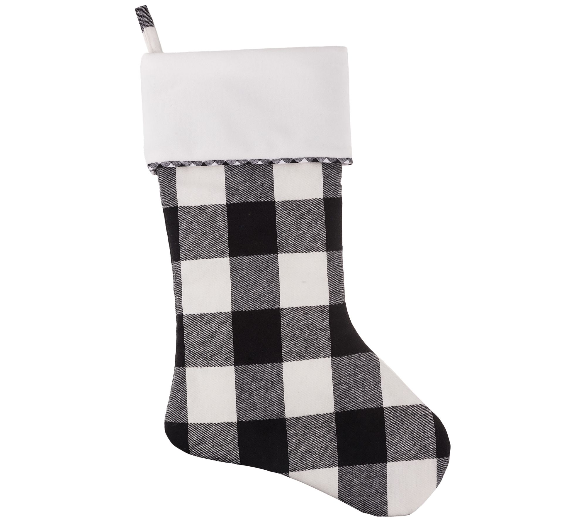 Haute Decor HangRight Buffalo Check 20" Stocking