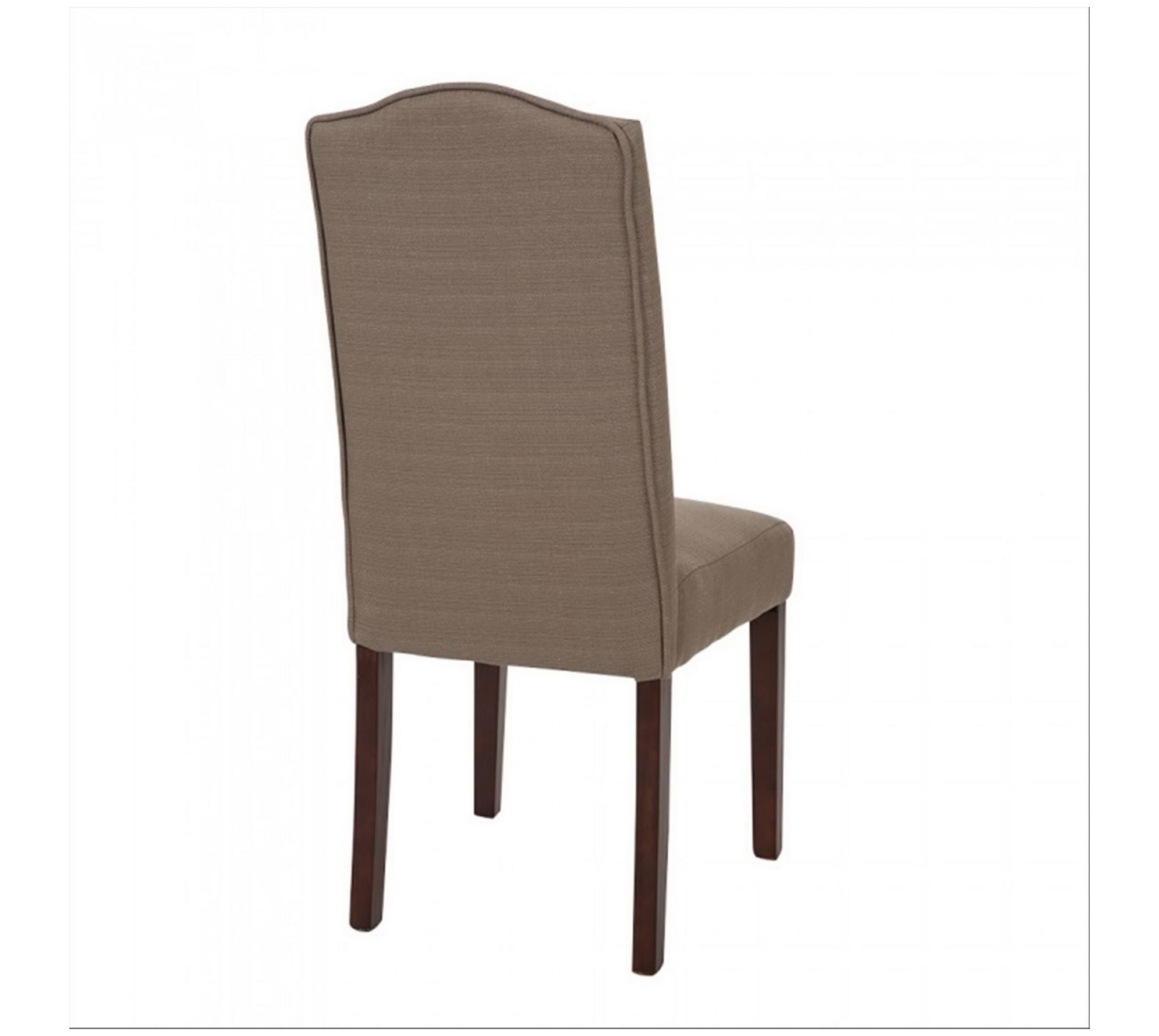 Glitzhome S/2 Upholstered Dining Chairs w/ NailHead Accents