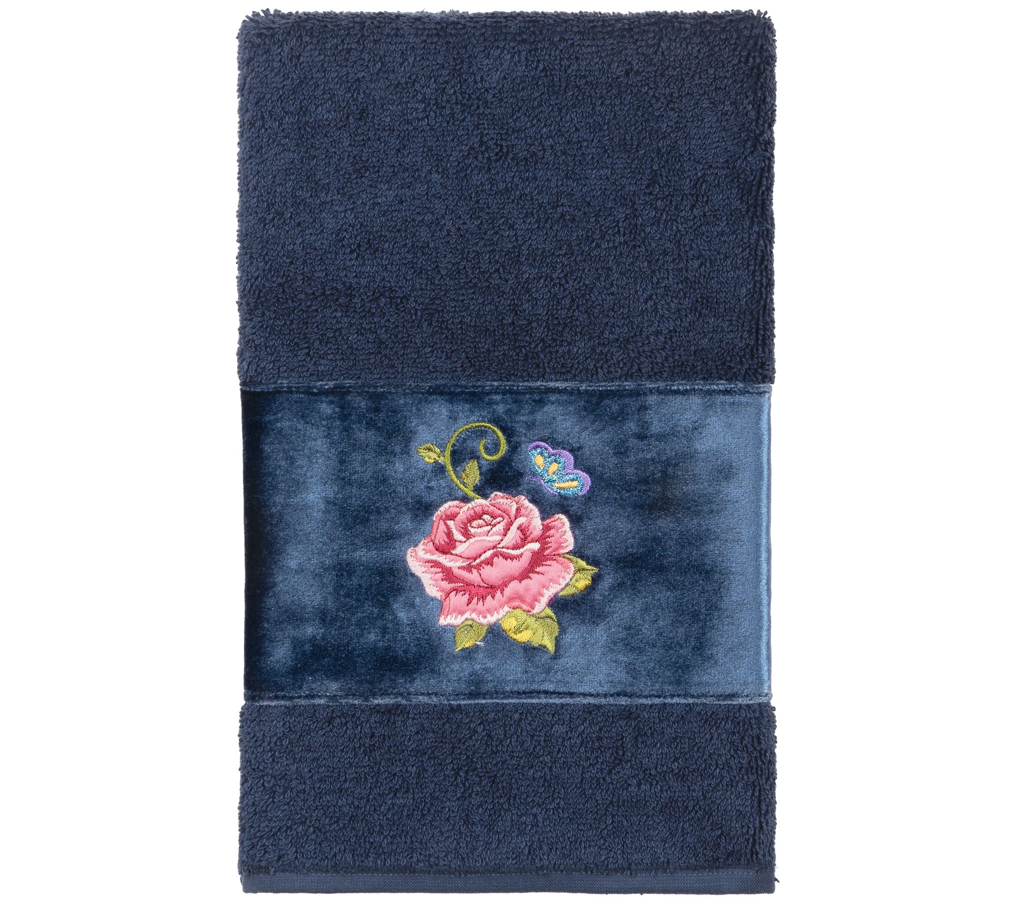 Linum Home Textiles Rebecca Embellished Hand Towel