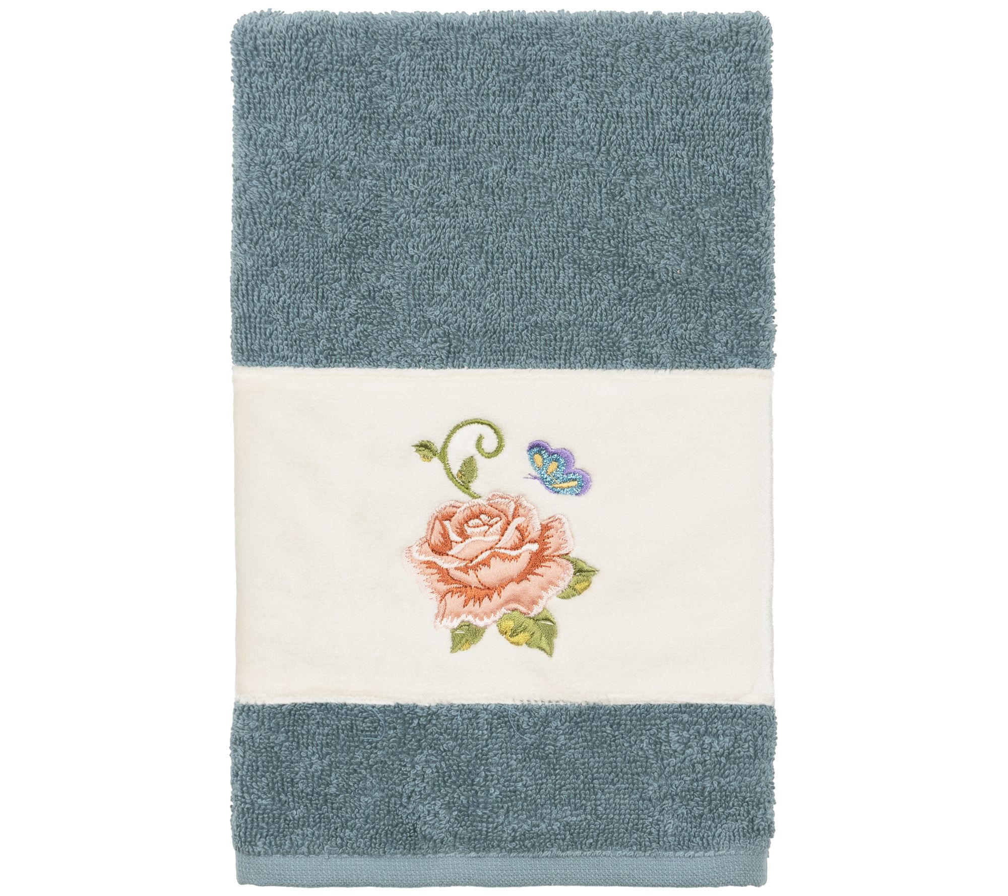 Linum Home Textiles Rebecca Embellished Hand Towel