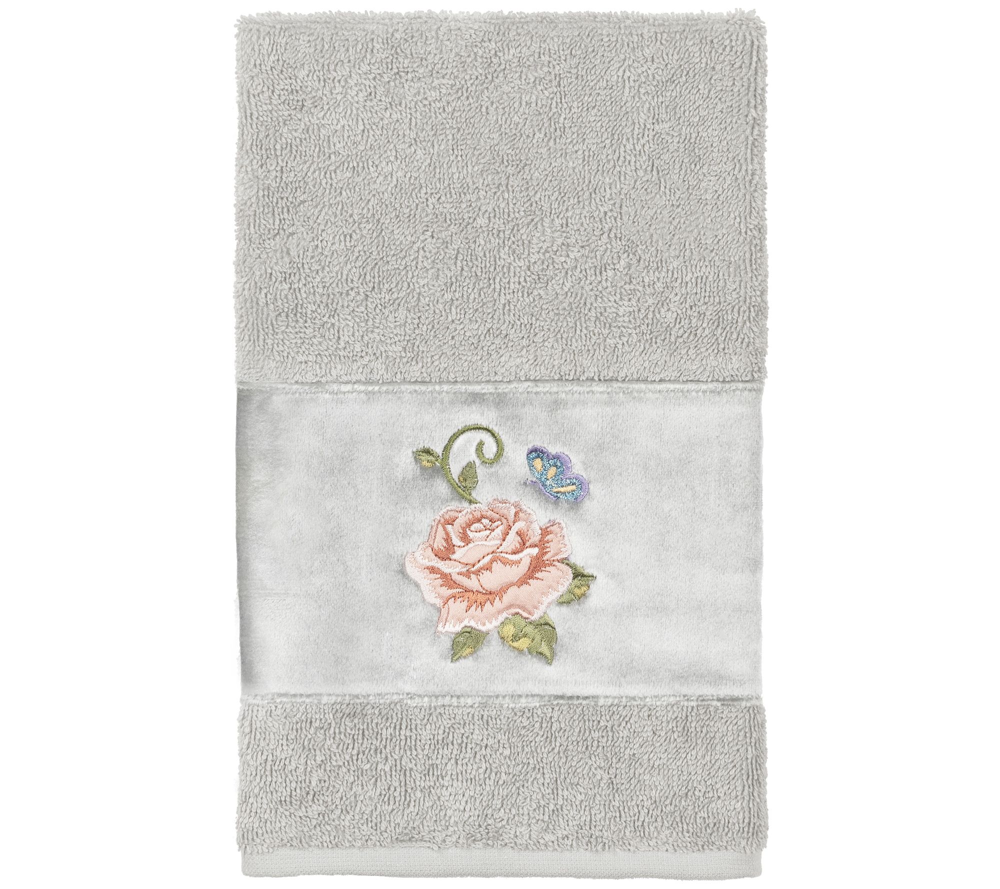 Linum Home Textiles Rebecca Embellished Hand Towel