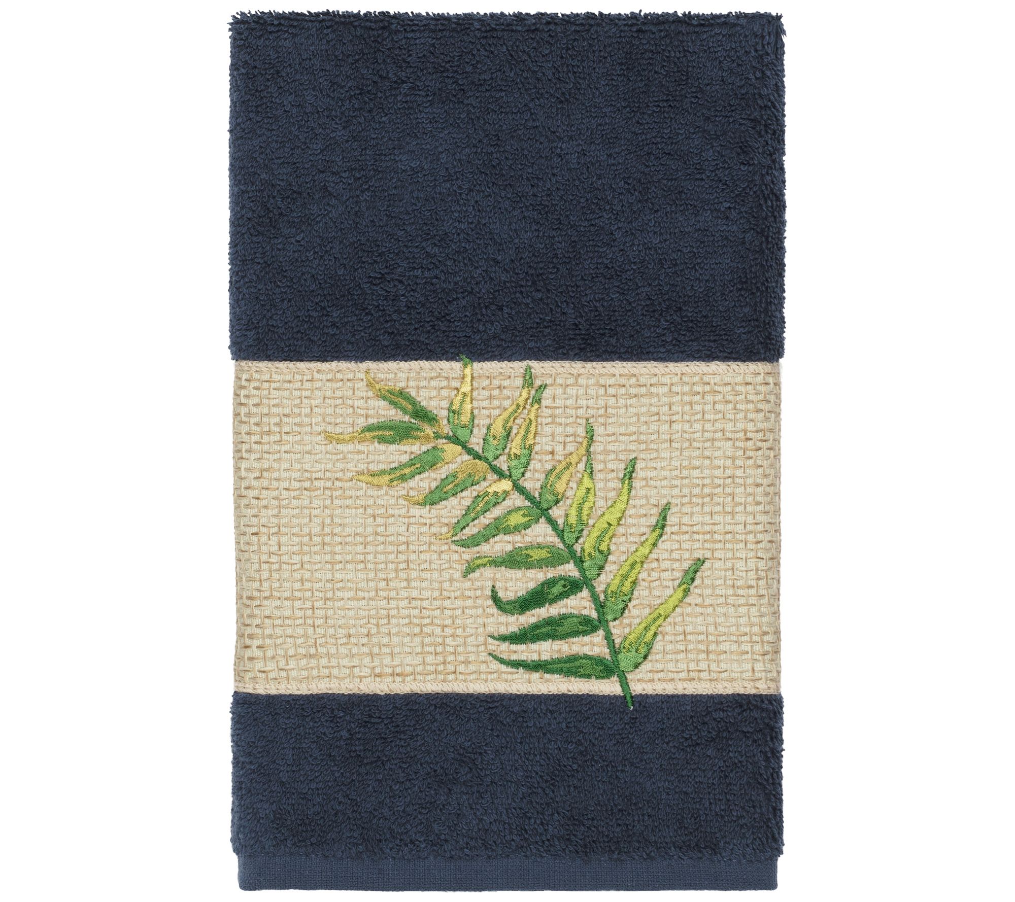 Linum Home Textiles Zoe Embellished Hand Towel