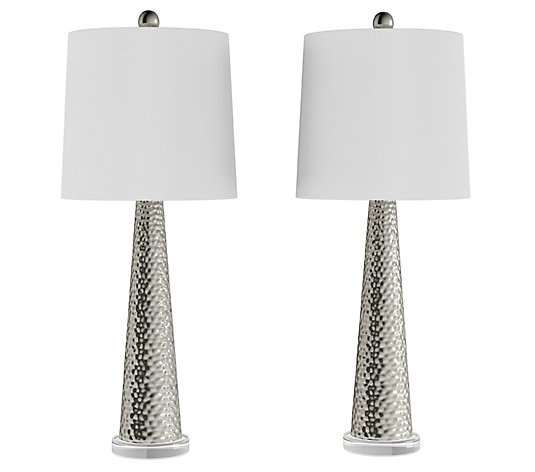 Contemporary Table Lamps, Set of 2 - Hastings Home