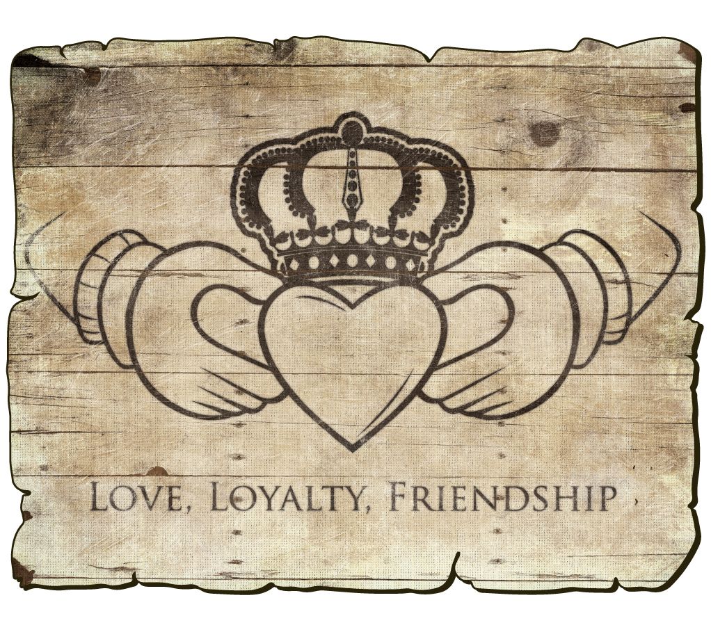 Courtside Market Love Loyalty and Friendship 20x30 Decal