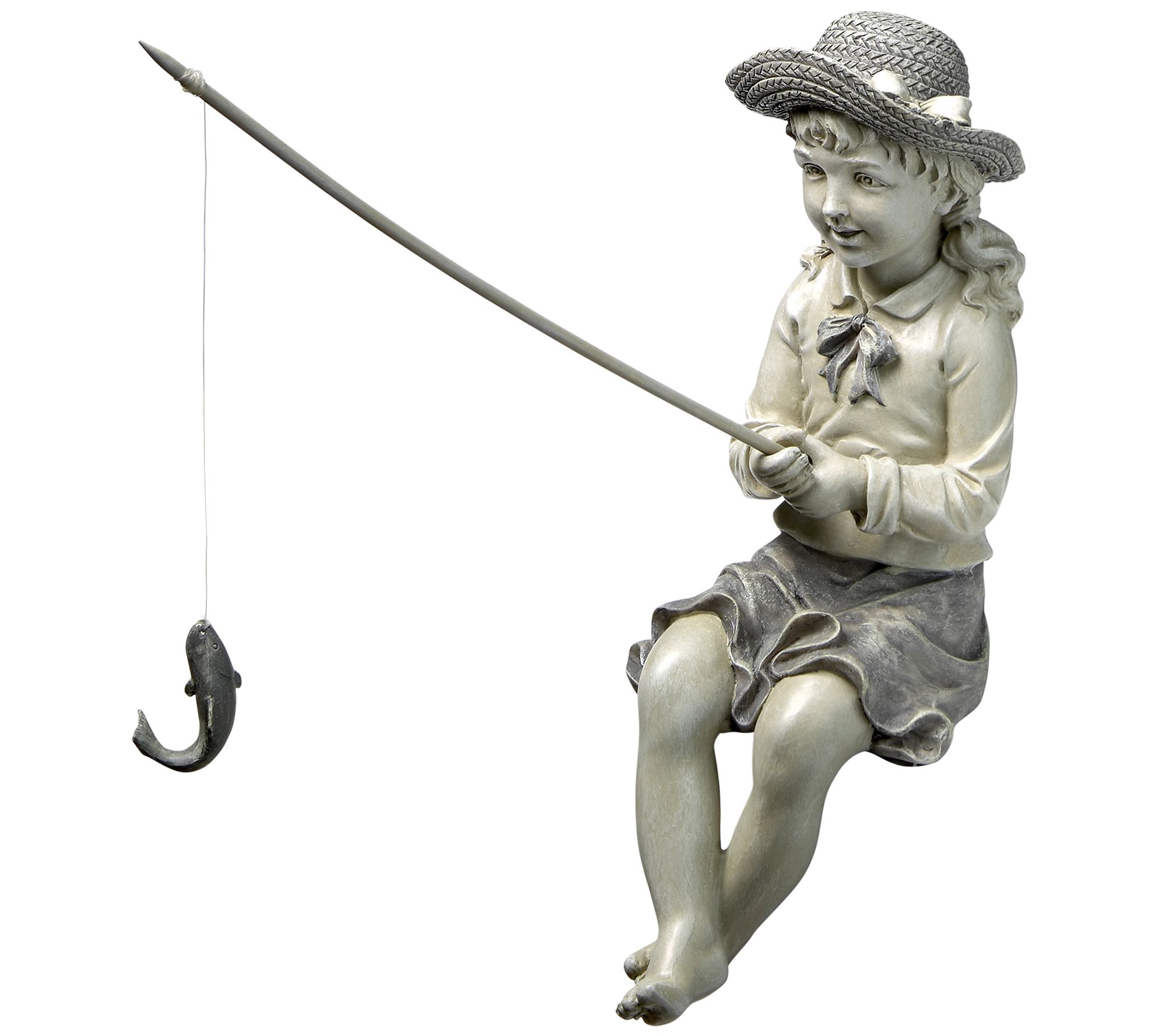 Design Toscano Gone Fishing Fisherman Statue