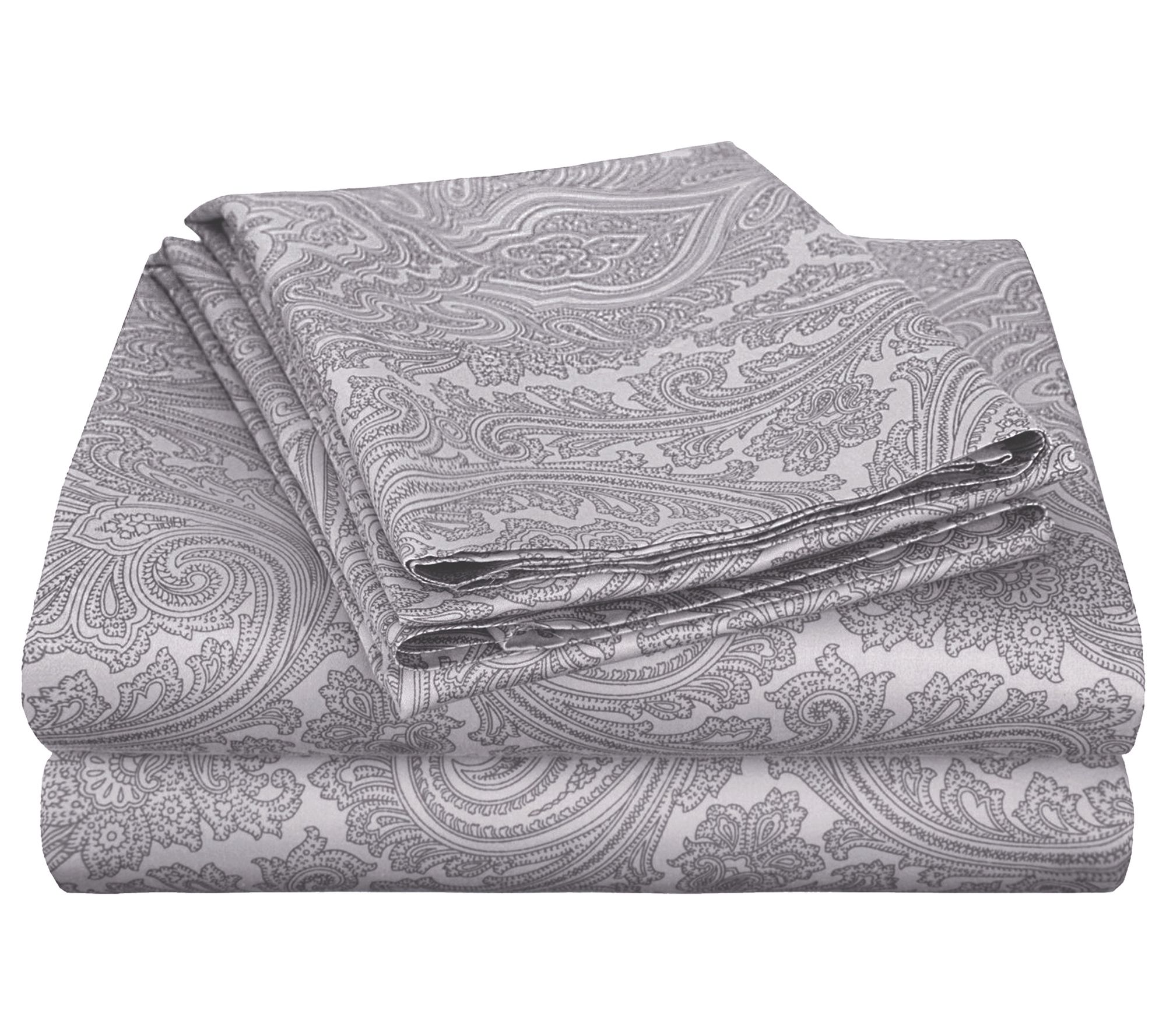 Superior Paisley 600-Thread Count CottonBlend Sheet Set, Queen