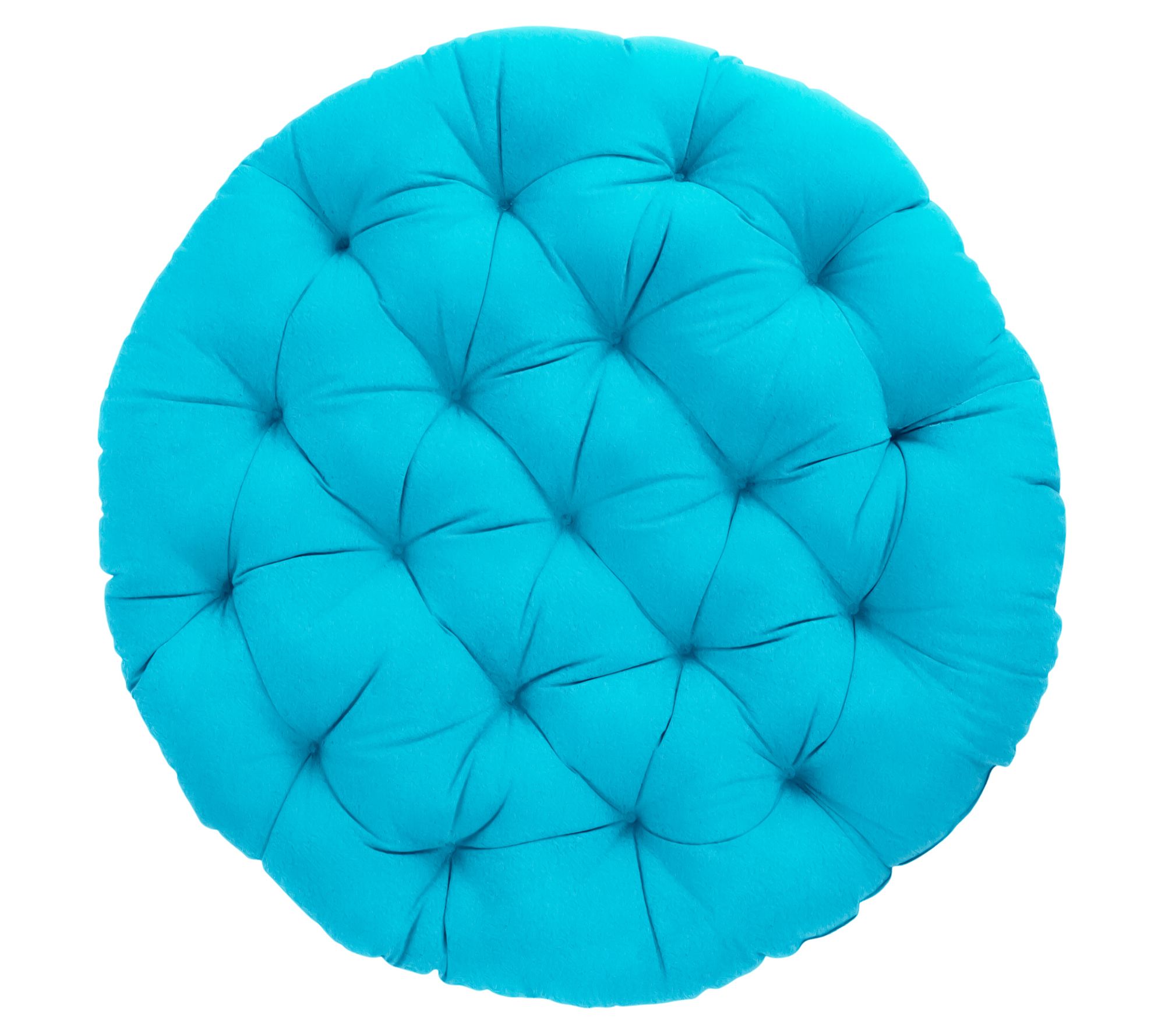 Sorra Home 44" Suede Round Papasan Cushion
