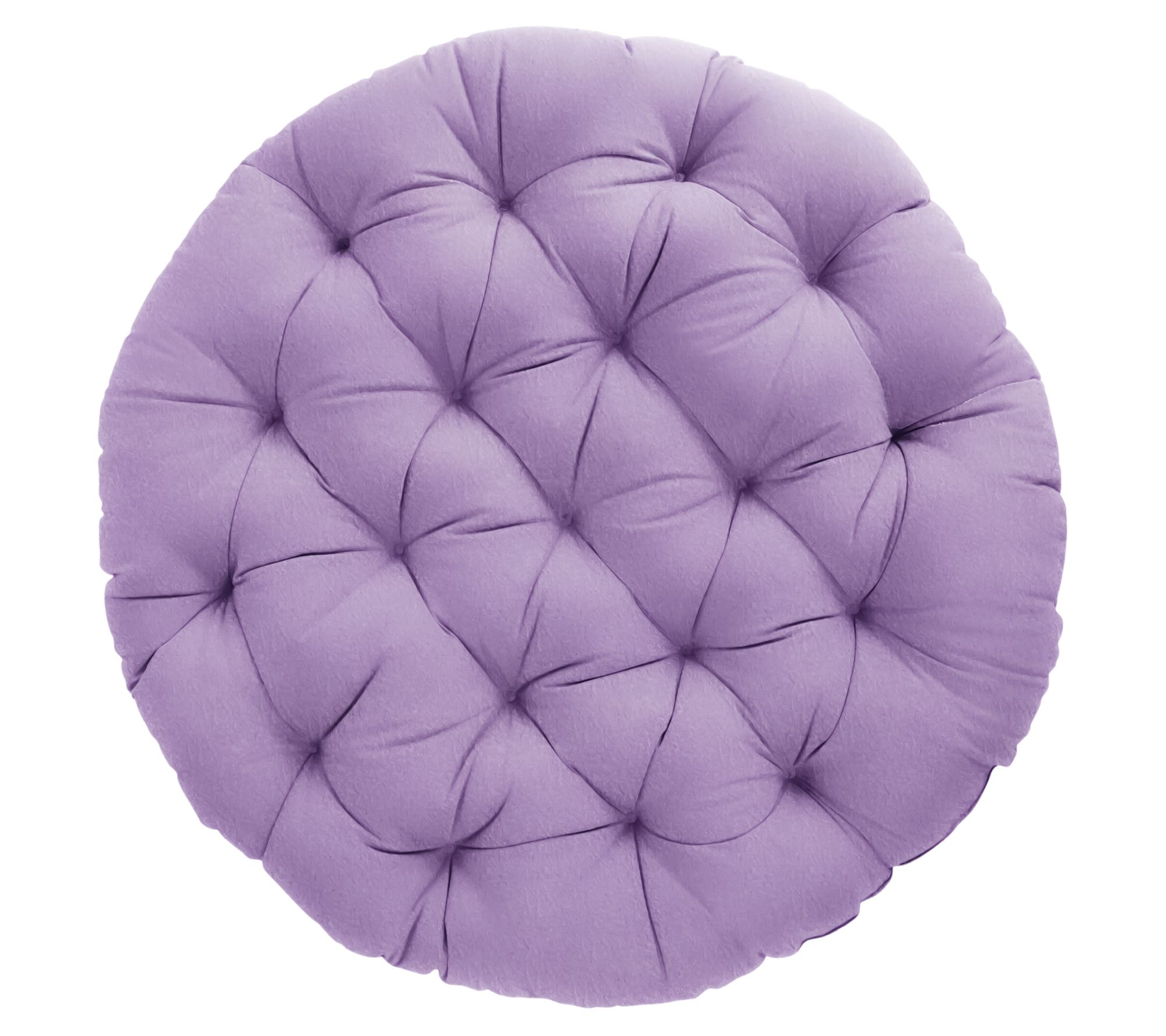 Sorra Home 44" Suede Round Papasan Cushion