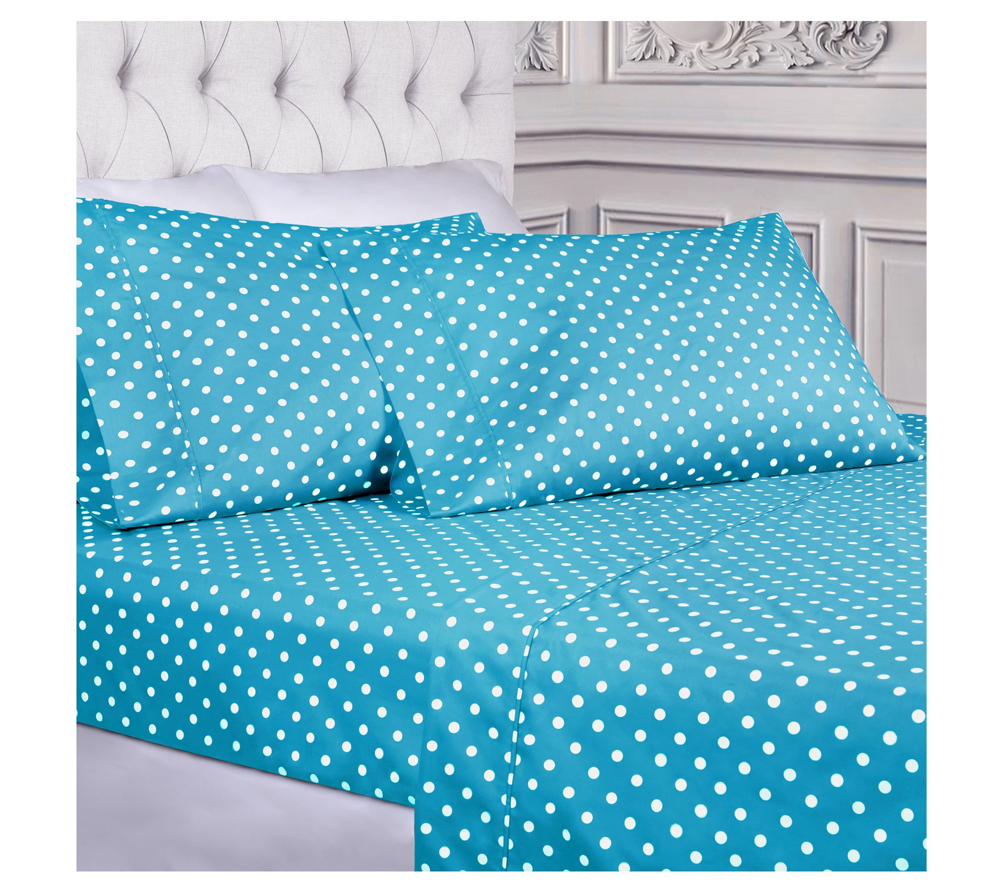 Superior 600 ThreadCount CottonBlend Polka DotXL