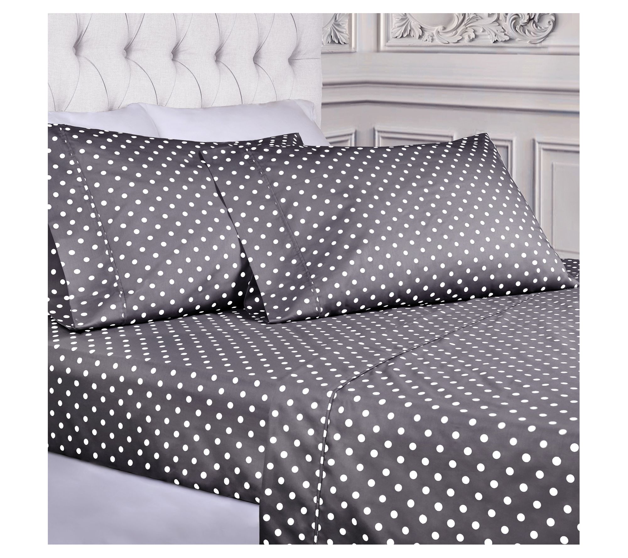 Superior 600 ThreadCount CottonBlend Polka DotXL