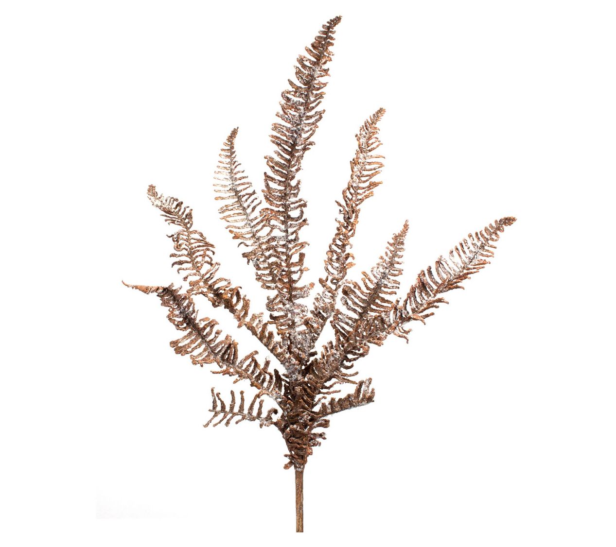 Melrose Icy Winter Fern Spray (Set of 6)